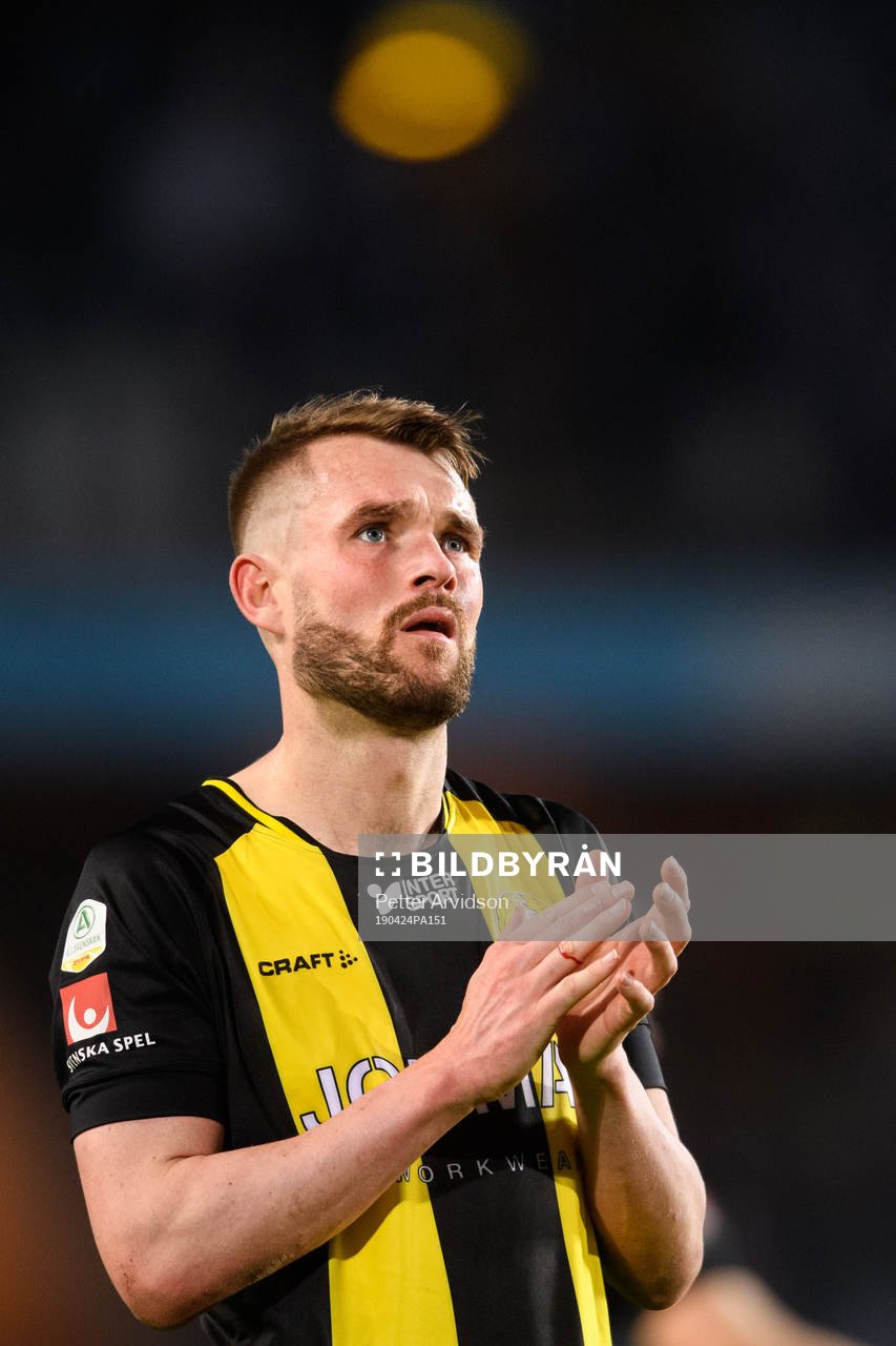 Hammarbys Mads Fenger Nielsen deppar