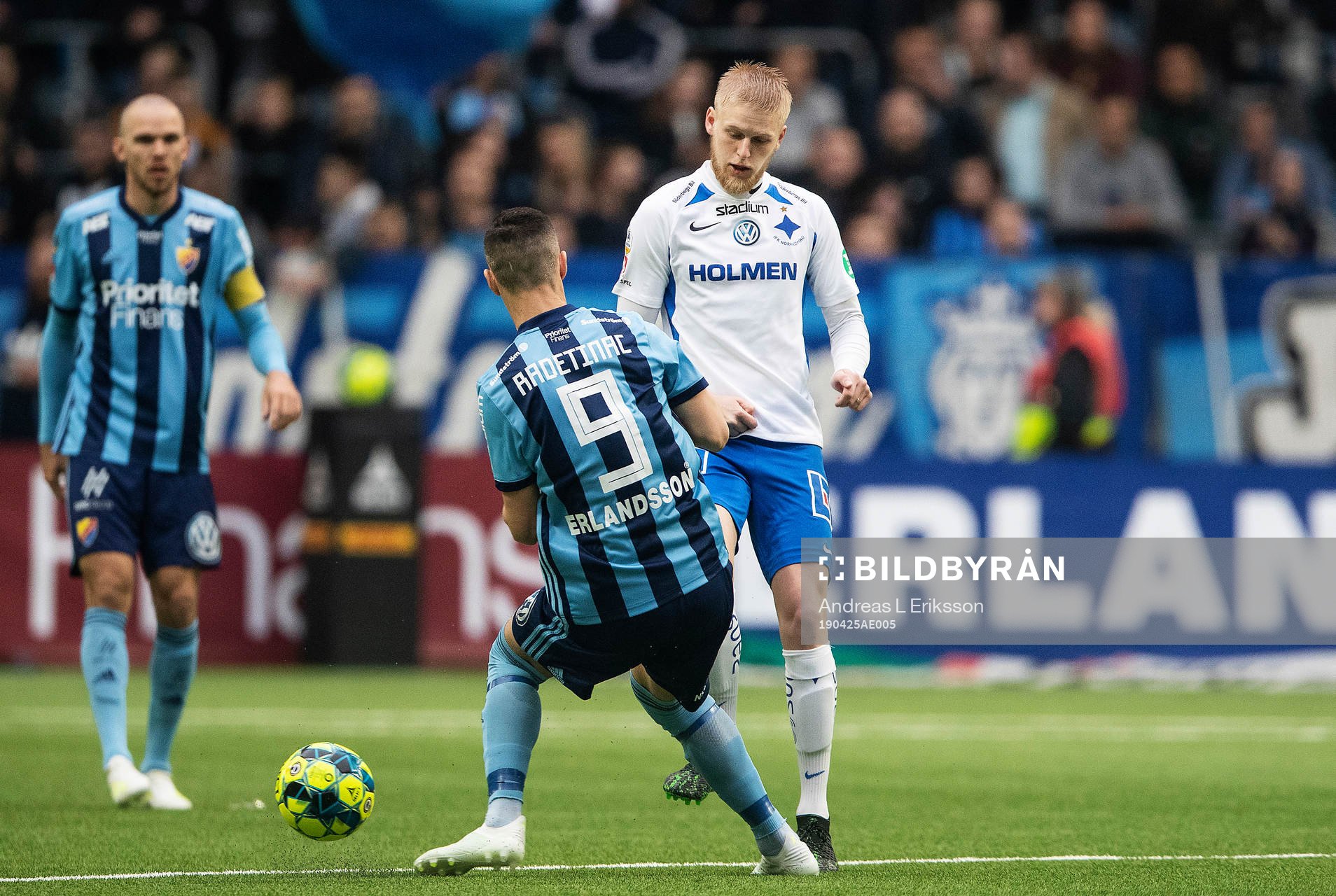 Djurgårdens Haris Radetinac och IFK Norrköpings Kalle