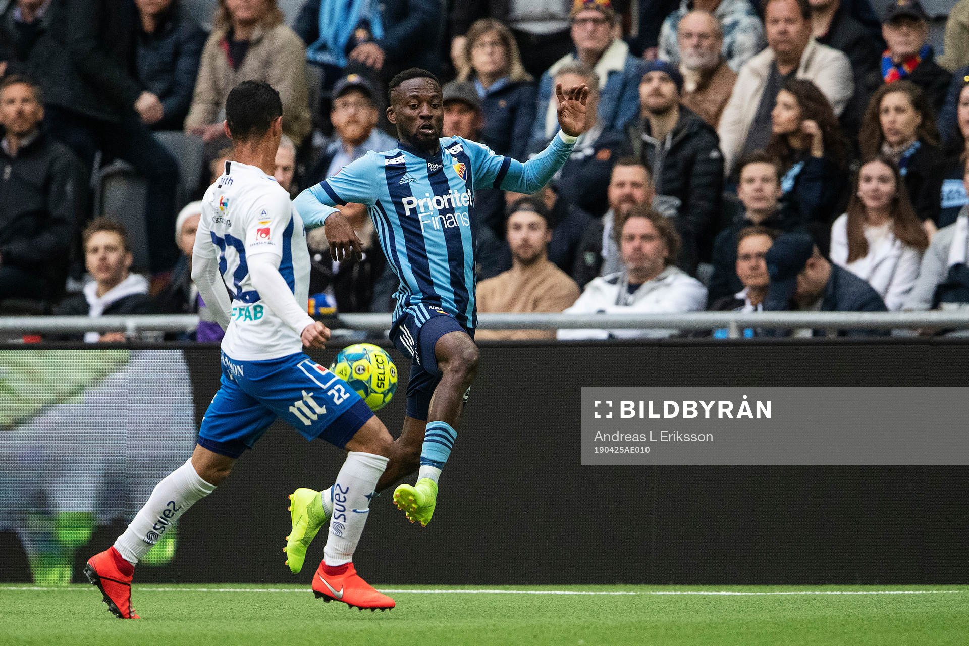 IFK Norrköpings Ian Smith och Djurgårdens Mohamed Buya