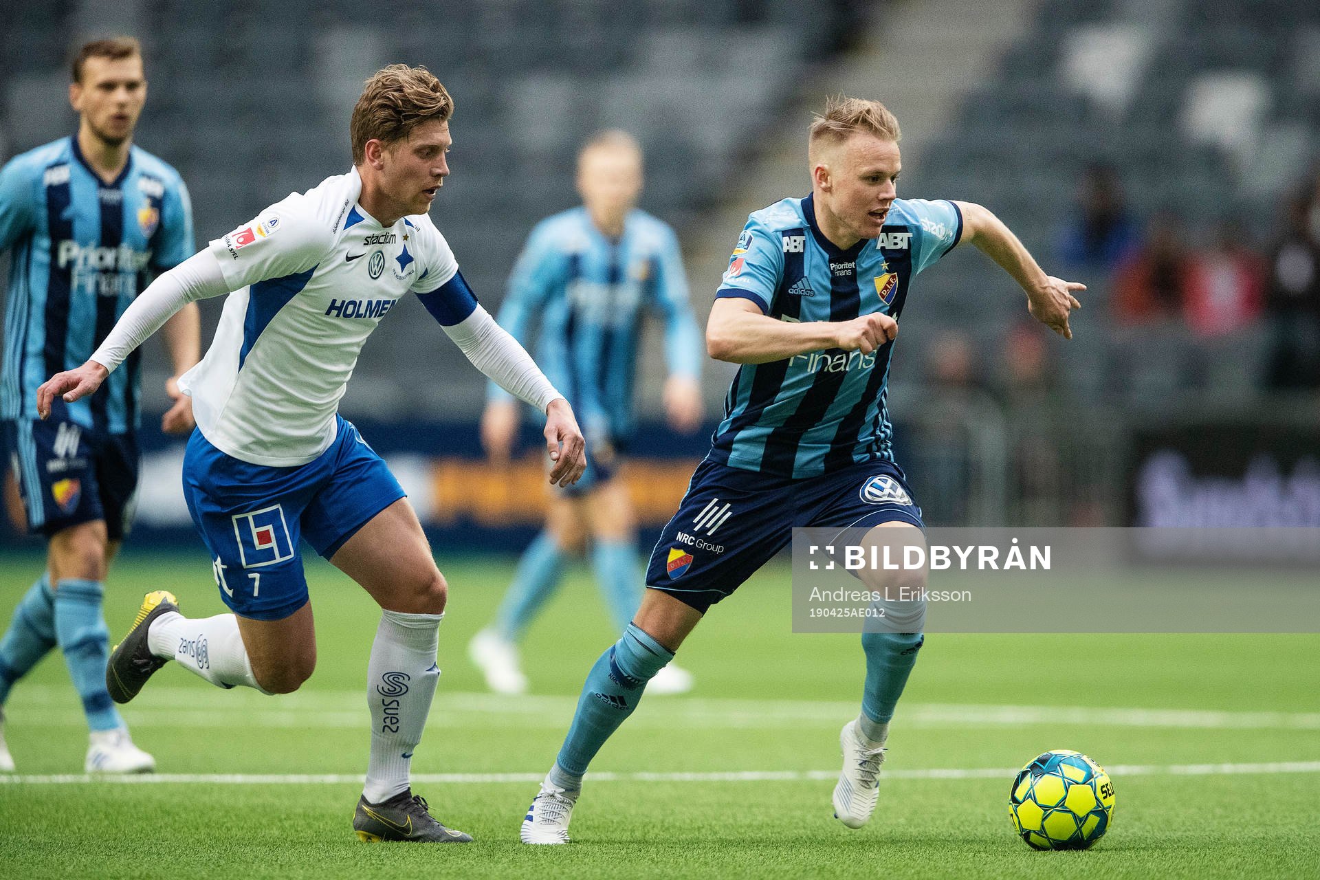 IFK Norrköpings Alexander Fransson och Djurgårdens Elliot