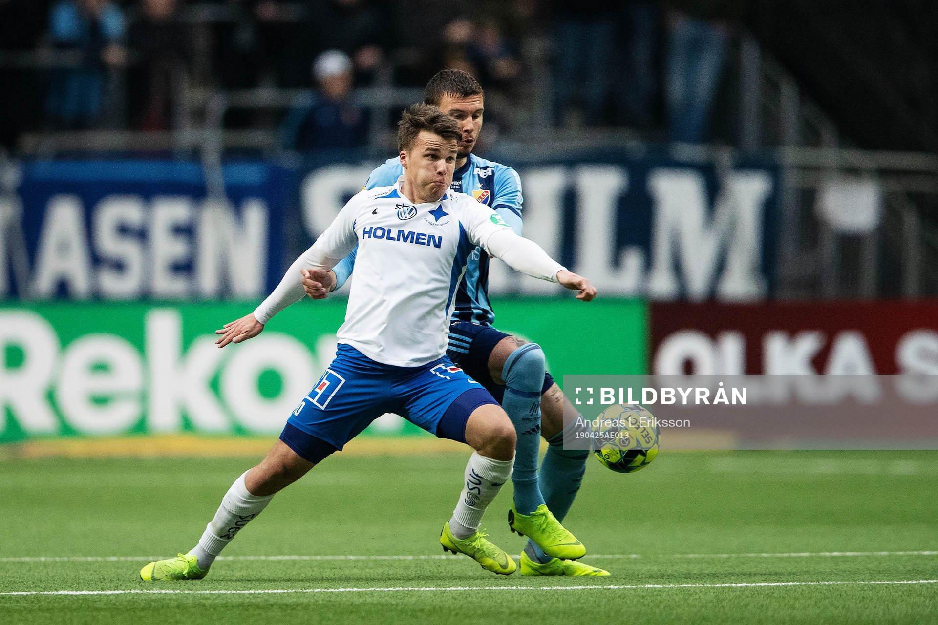 IFK Norrköpings Simon Skrabb Djurgårdens Erik Berg