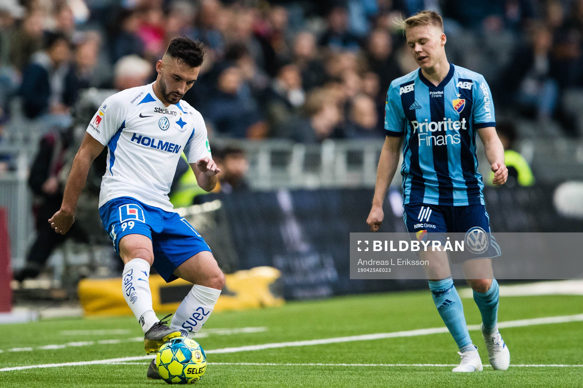 IFK Norrköpings Sead Haksabanovic och Djurgårdens Elliot