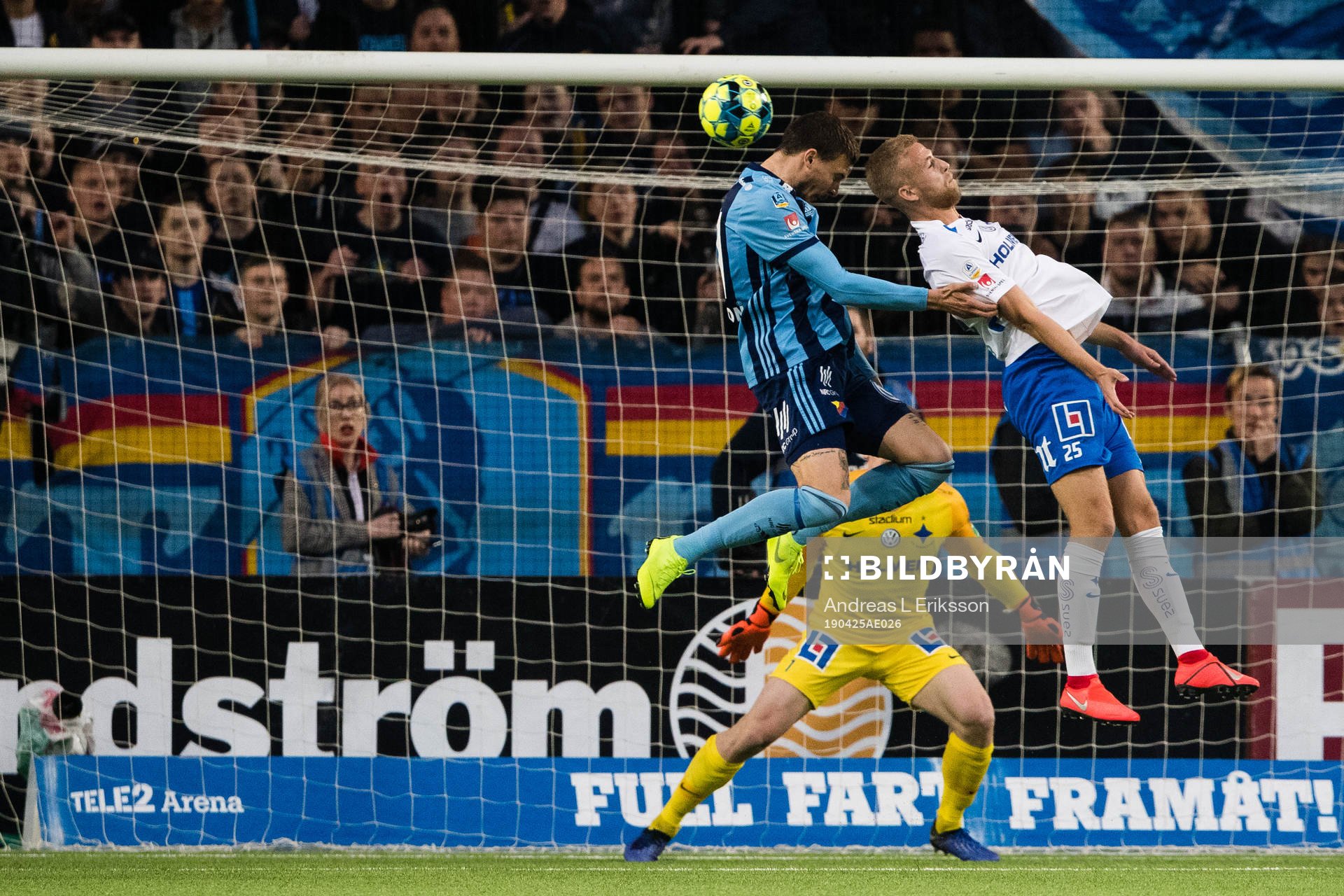 Djurgårdens Erik Berg gör 1-1