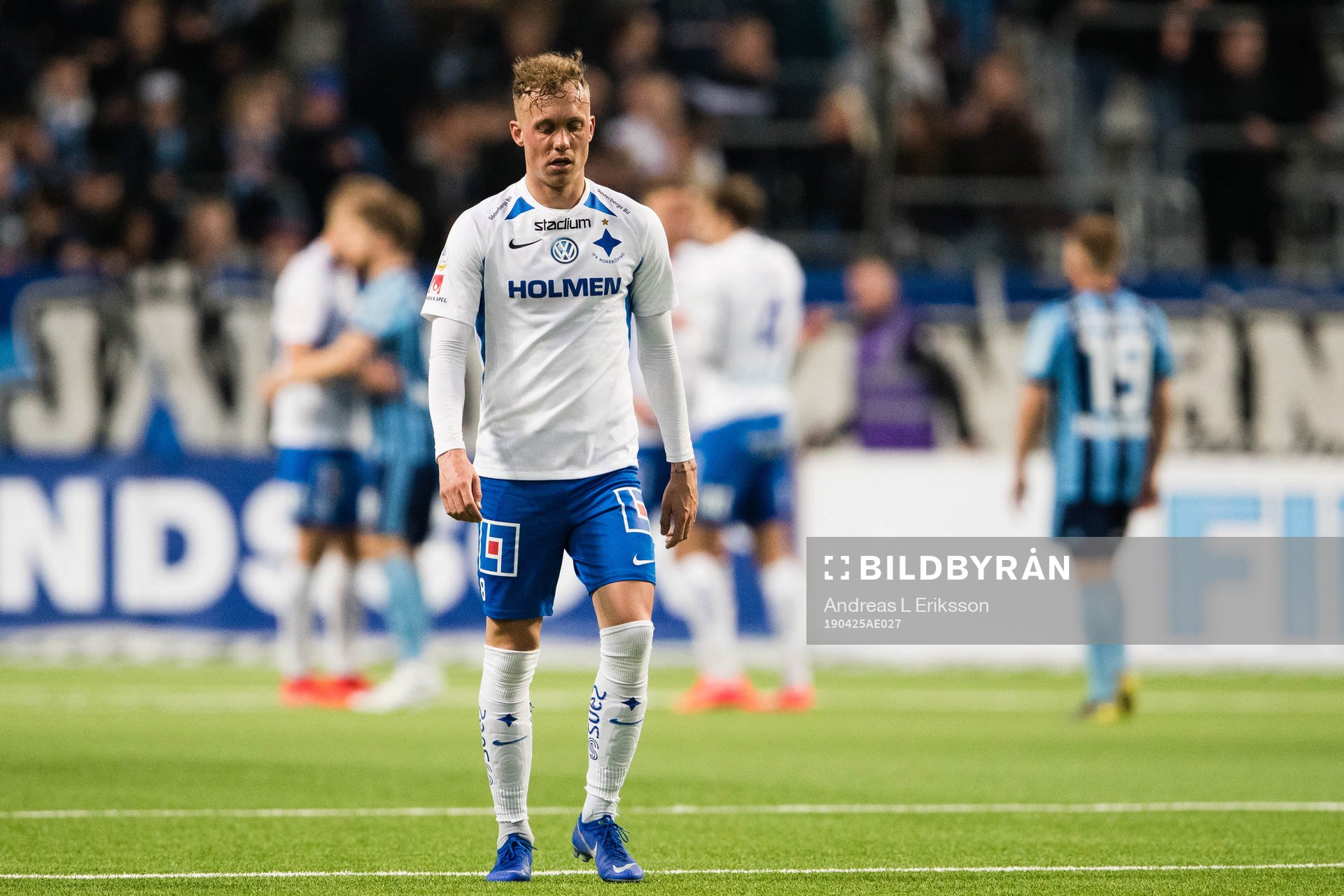 IFK Norrköpings Gudmundur Thórarinsson deppar