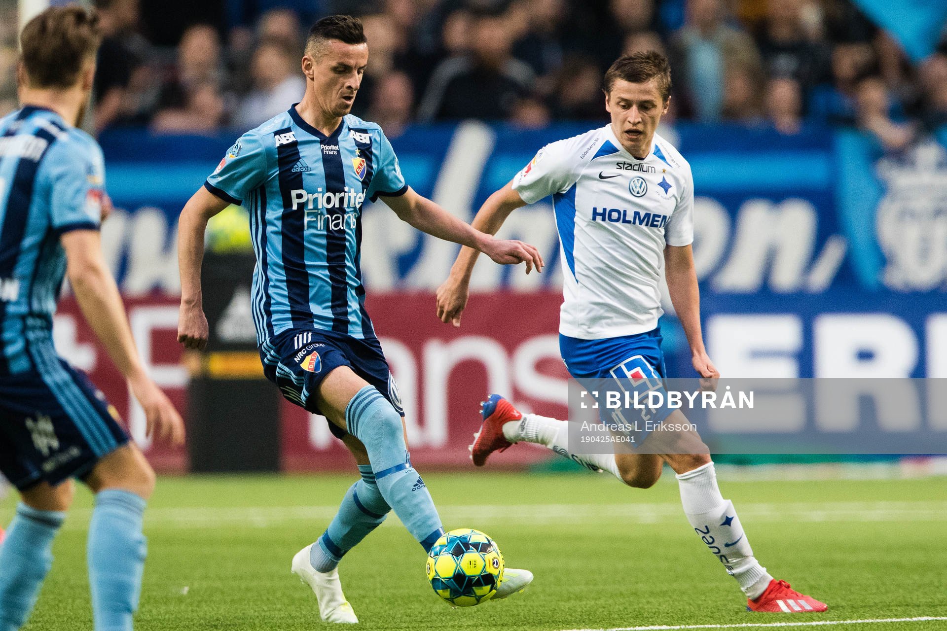 Djurgårdens Haris Radetinac och IFK Norrköpings Simon