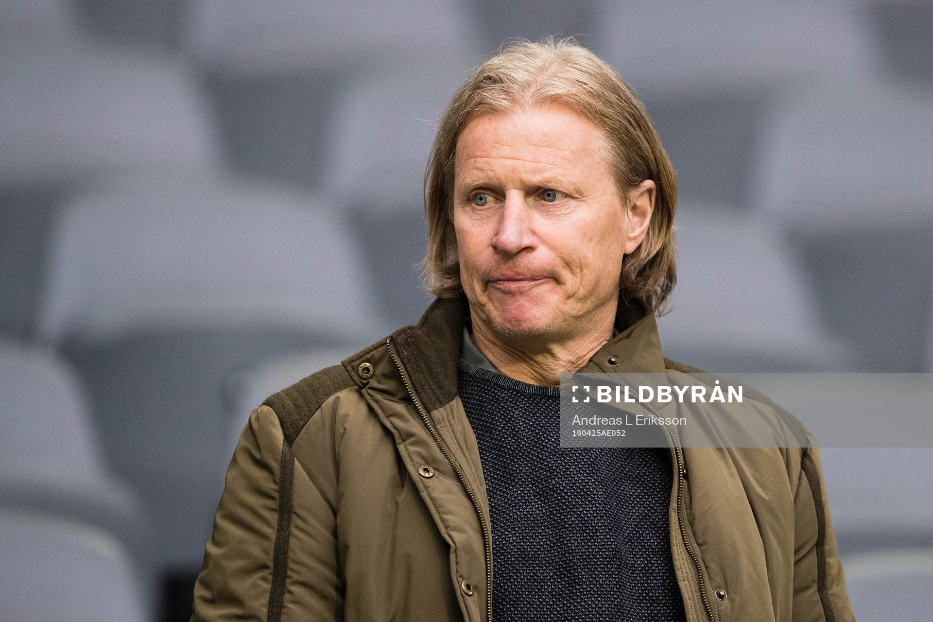 Stefan Pettersson på läktaren