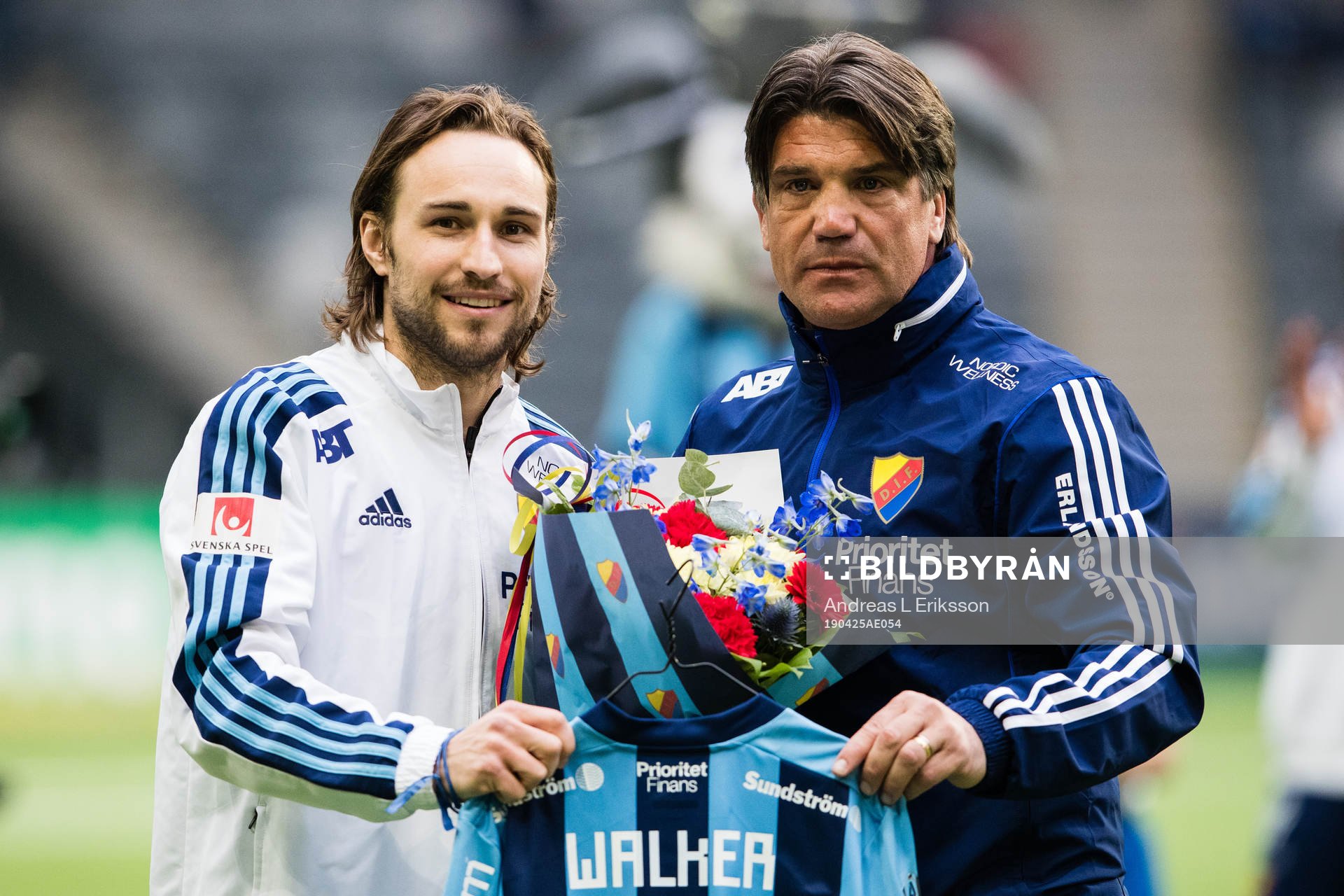 Djurgårdens Kevin Walker hyllas av Djurgårdens sportchef