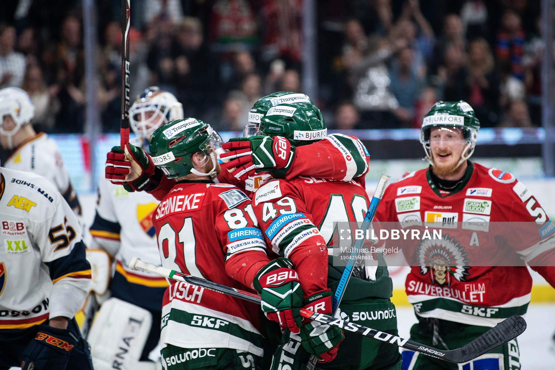 Frölundas Ryan Lasch, Joel Lundqvist och Rhett Rakshani