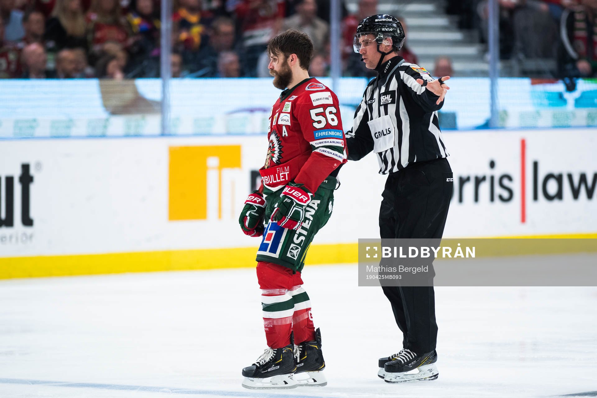 Frölundas Jonathan Sigalet visas ut