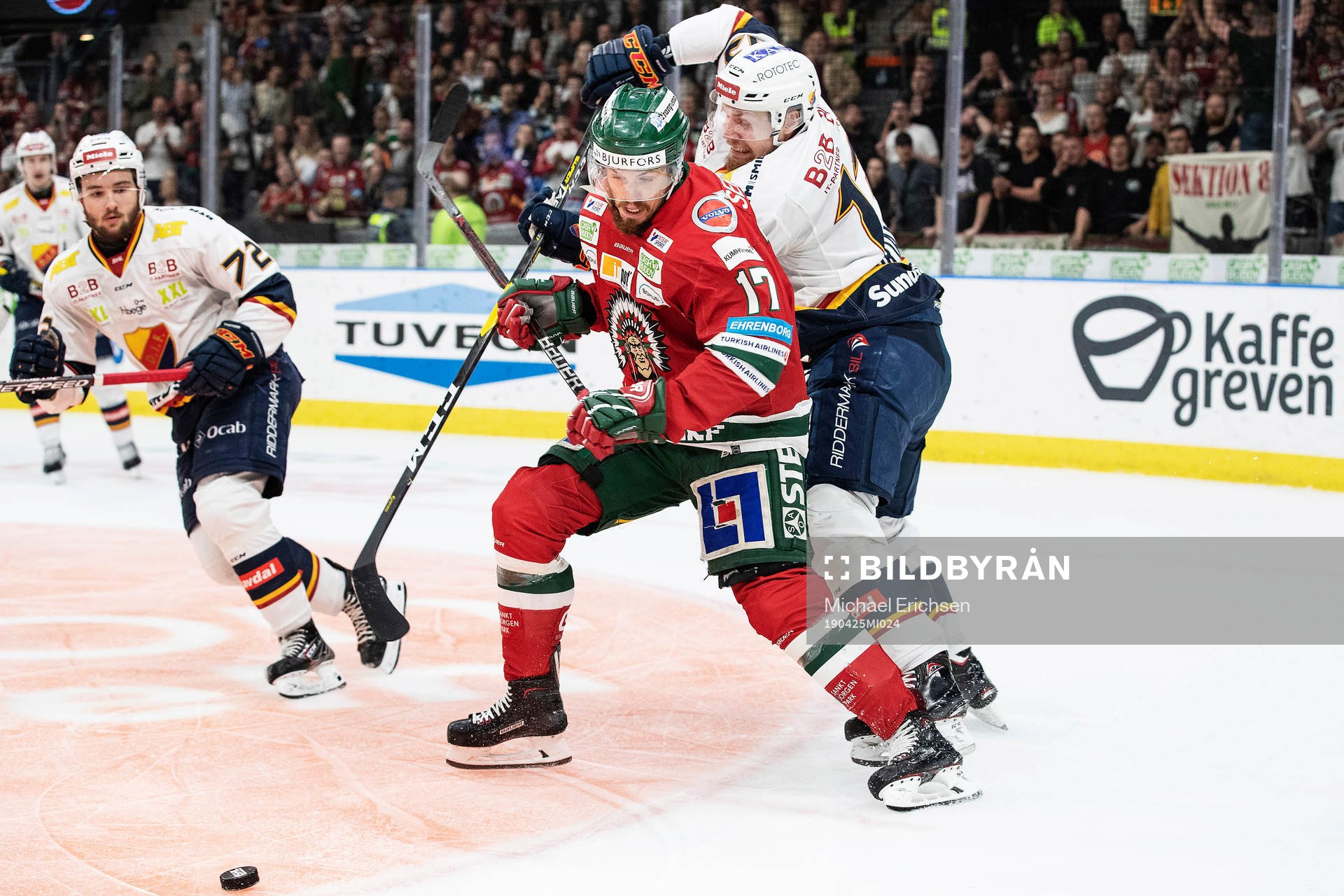 Frölundas Sebastian Stålberg och Djurgårdens Petteri