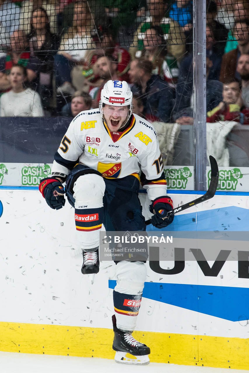 Djurgårdens Jakob Lilja jublar