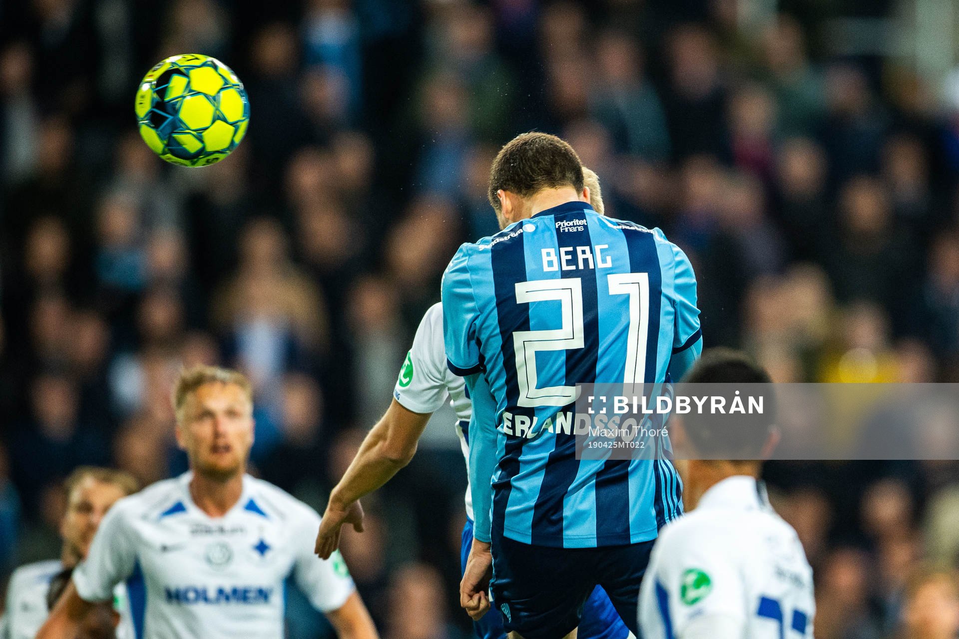 Djurgårdens Erik Berg gör 1-1