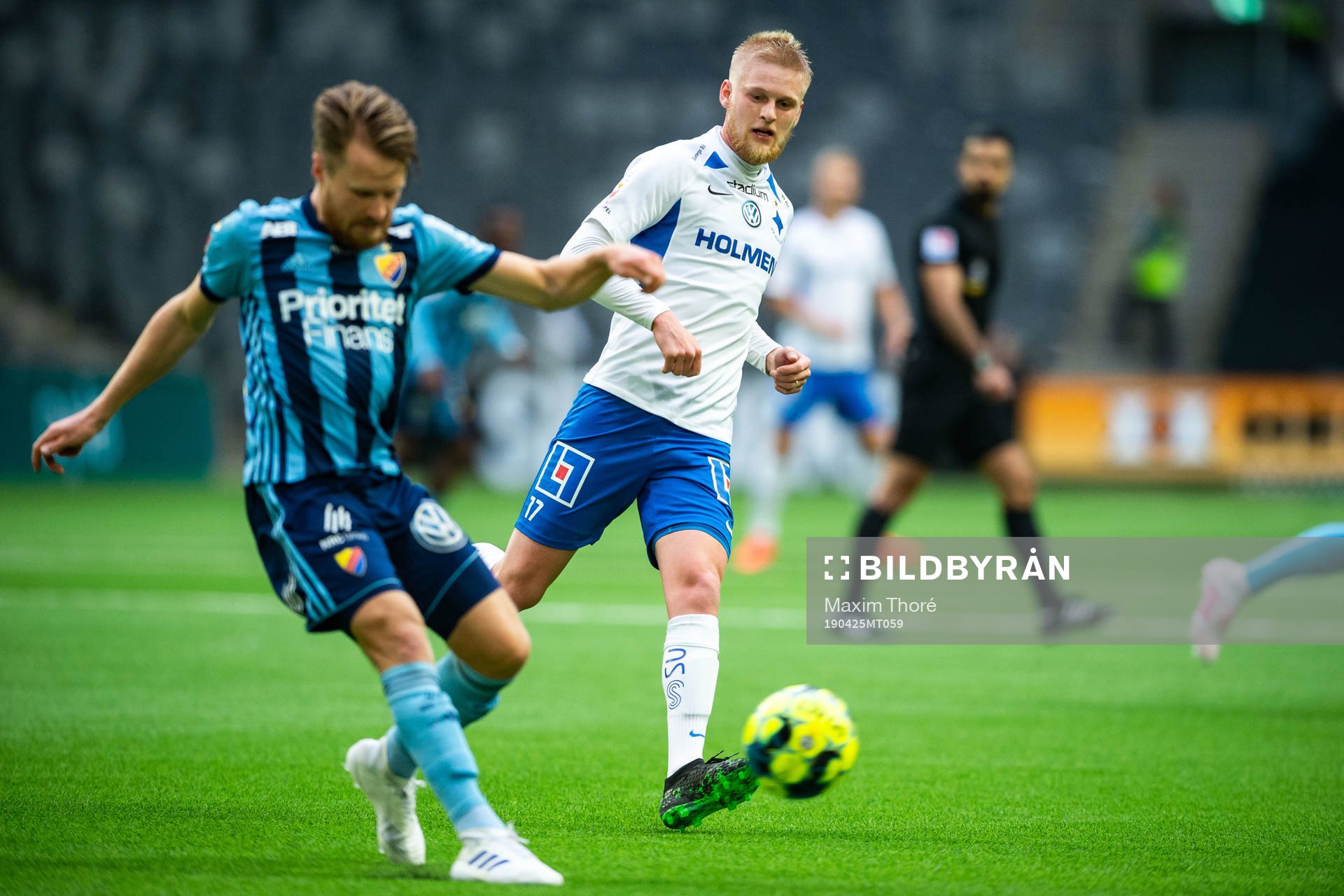 Djurgårdens Jacob Une Larsson och IFK Norrköpings Kalle