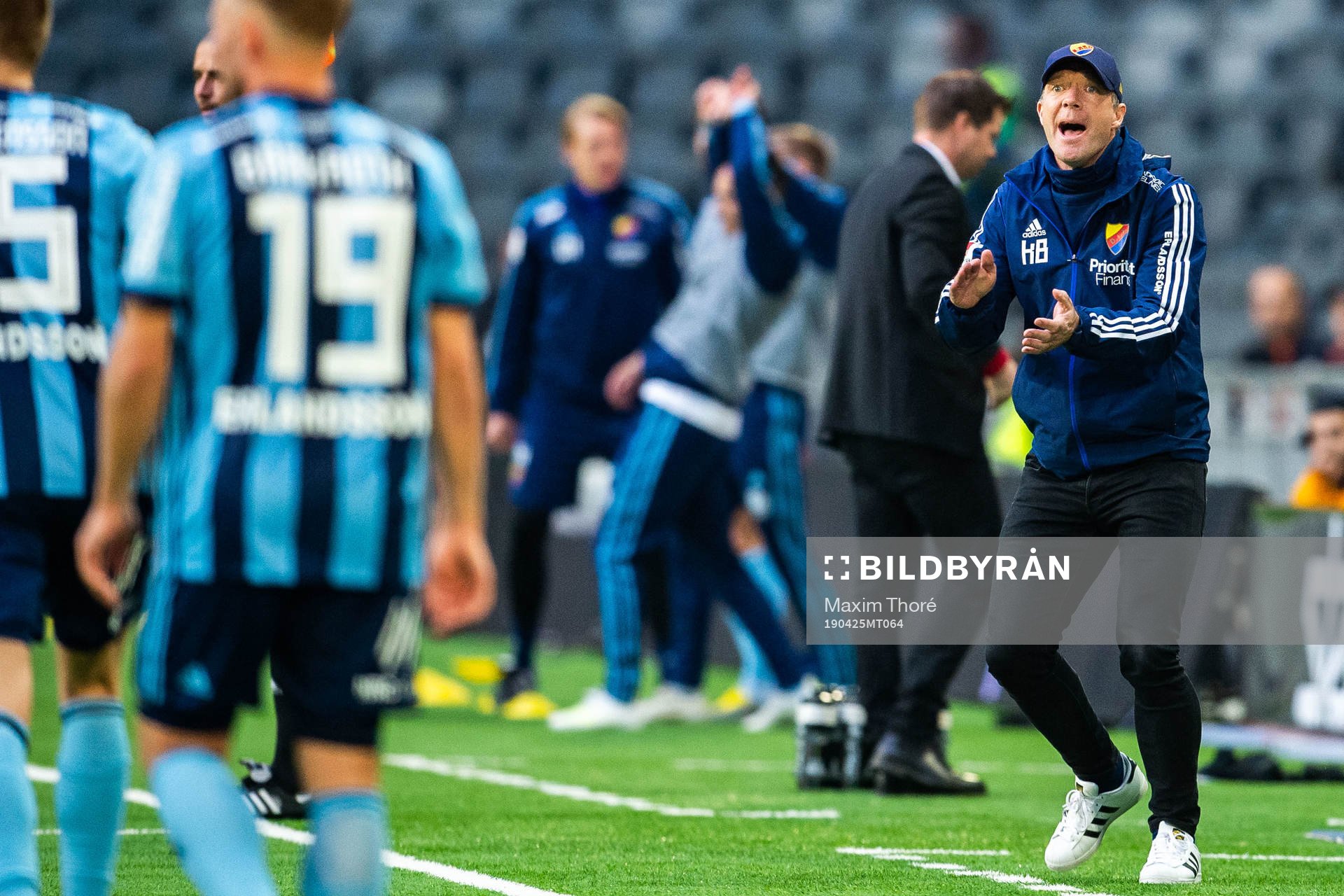 Djurgårdens tränare Kim Bergstrand