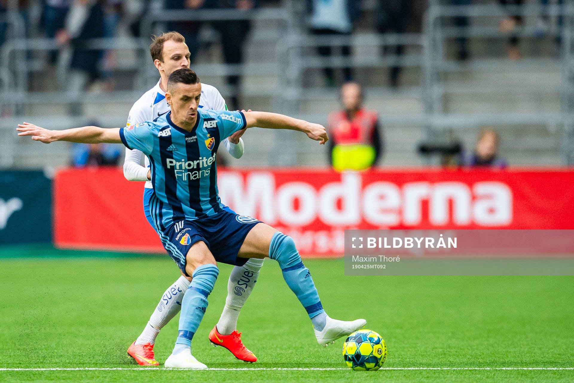IFK Norrköpings Lars Krogh Gerson och Djurgårdens Haris