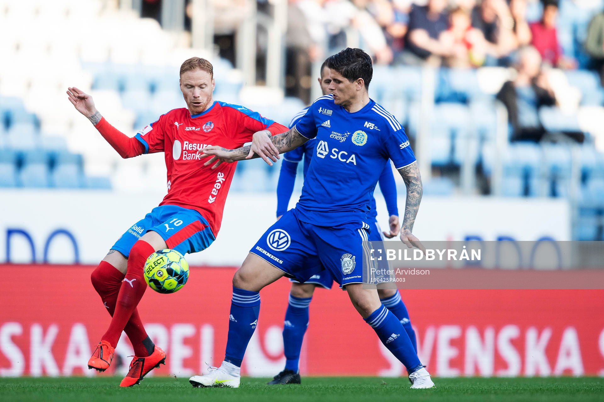 Helsingborgs Alexander Farnerud och Sundsvalls David