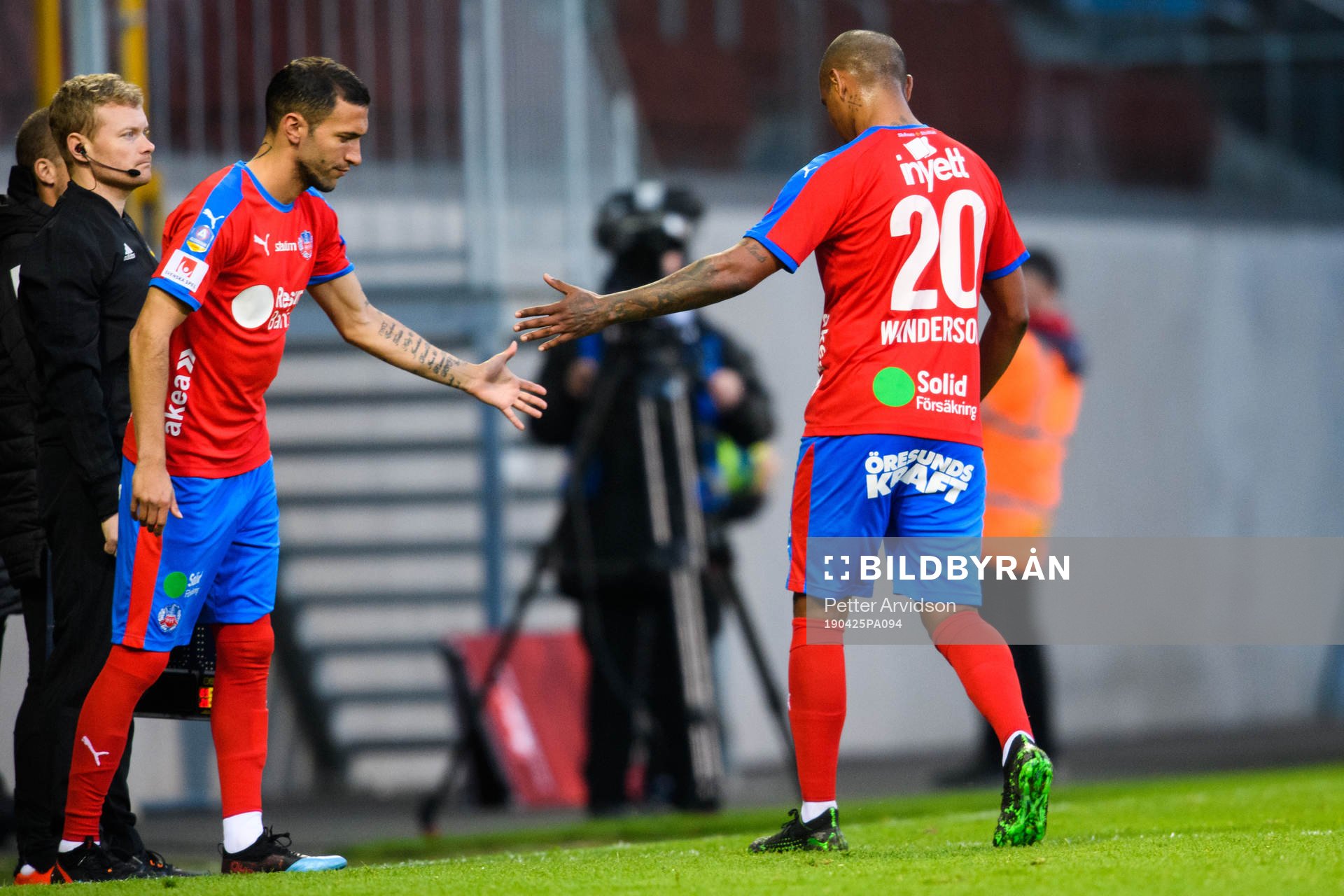 Helsingborgs Wanderson do Carmo byts ut till förmån för
