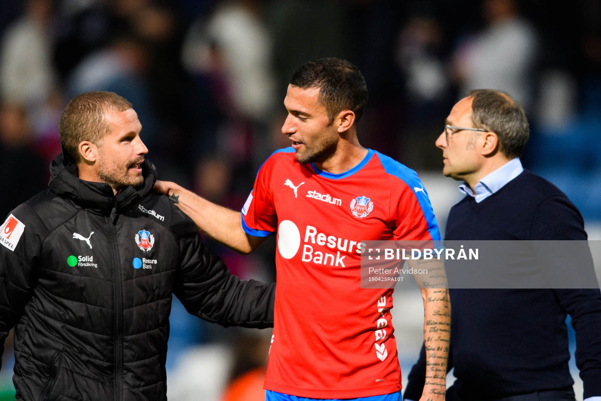 Helsingborgs David Boysen med assisterande tränare