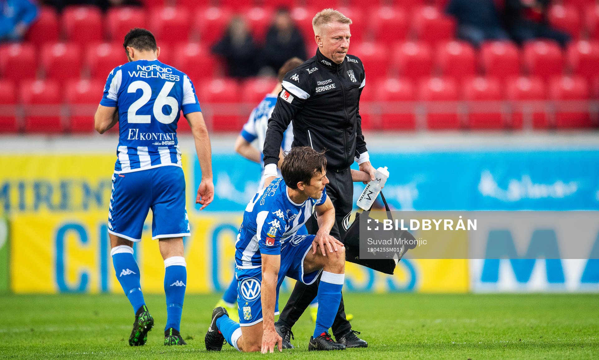IFK Göteborgs Lasse Vibe skadades och blev utbytt