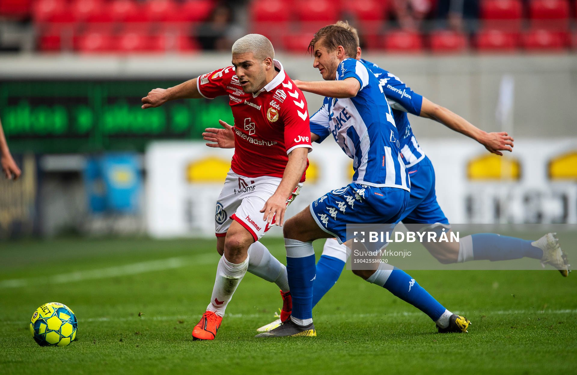 Kalmars Moestafa El Kabir och IFK Göteborgs Benjamin Nygren