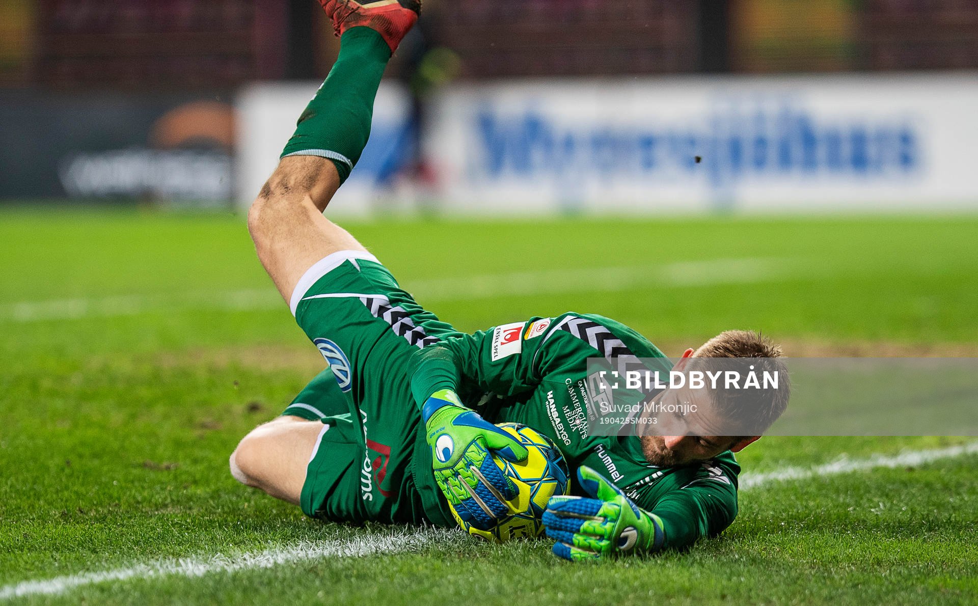 Kalmars målvakt Lucas Hägg-Johansson