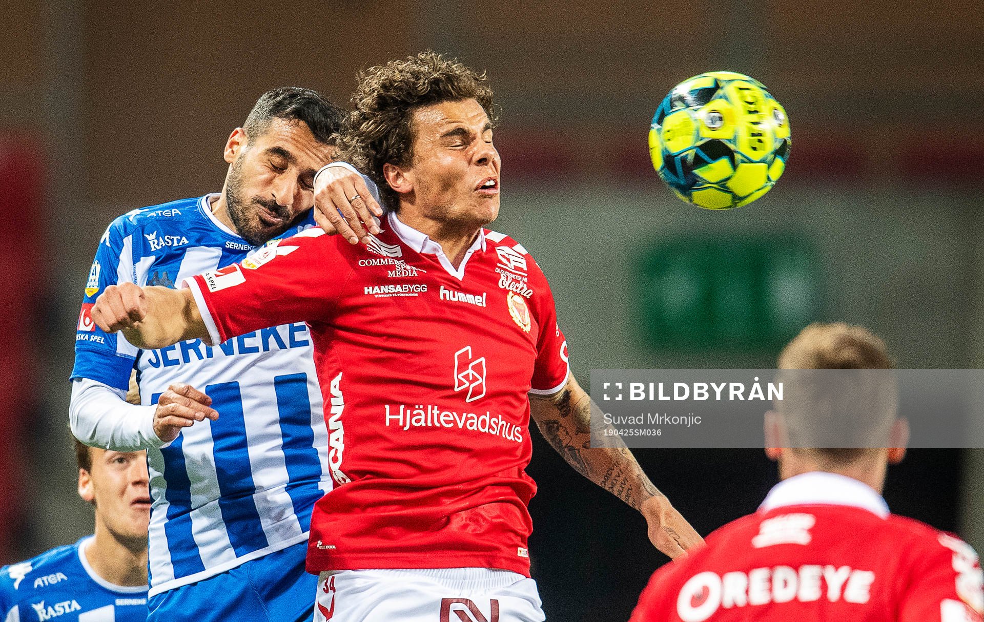 Kalmars Herman Hallberg och IFK Göteborgs Sargon Abraham