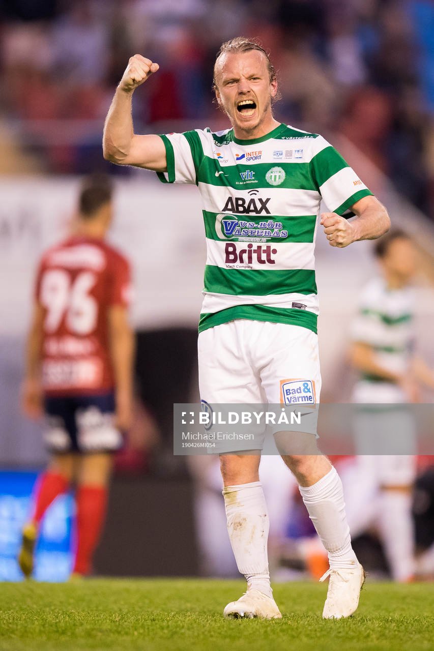 Västerås Jesper Florén jublar