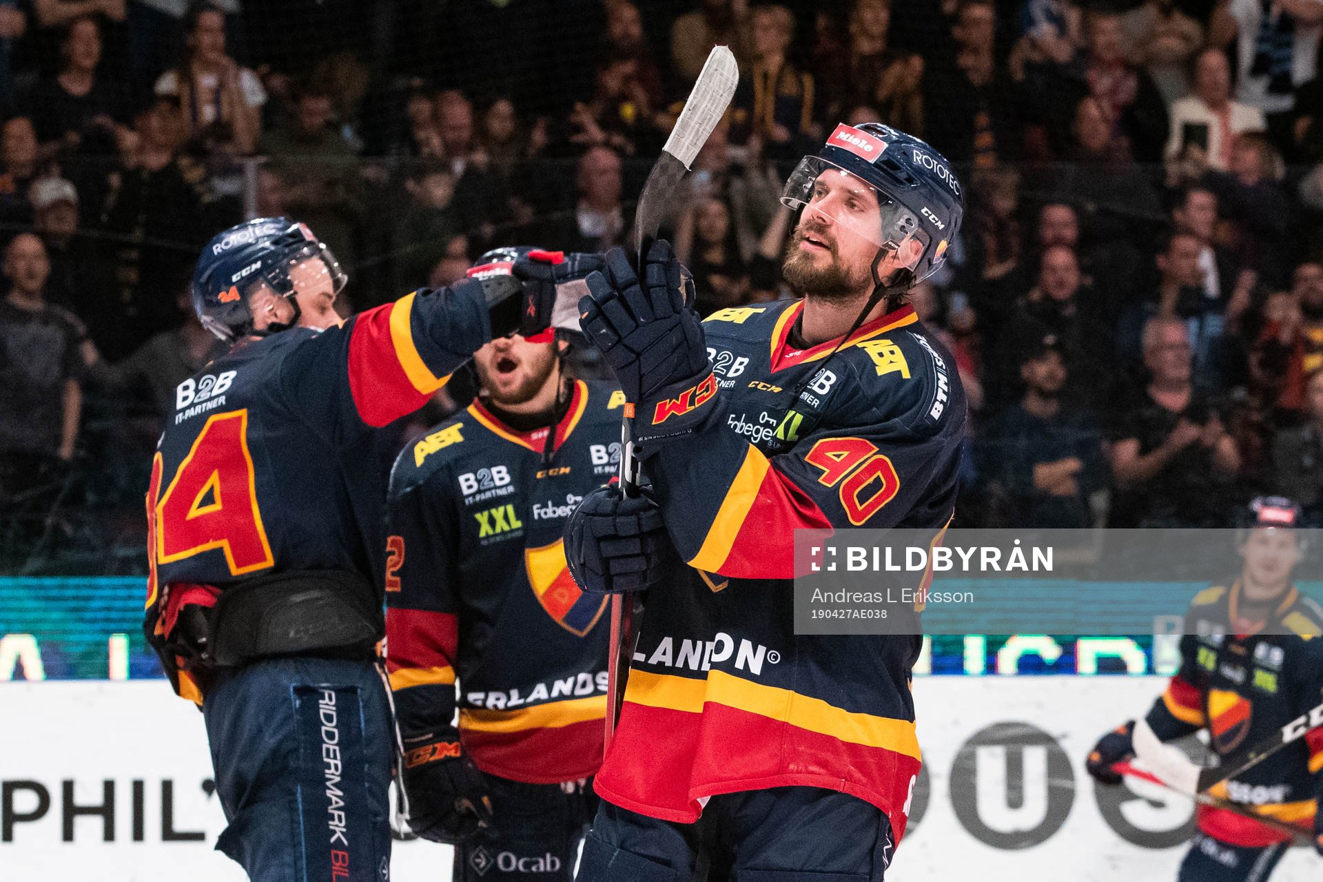 Djurgårdens Jacob Josefson jublar