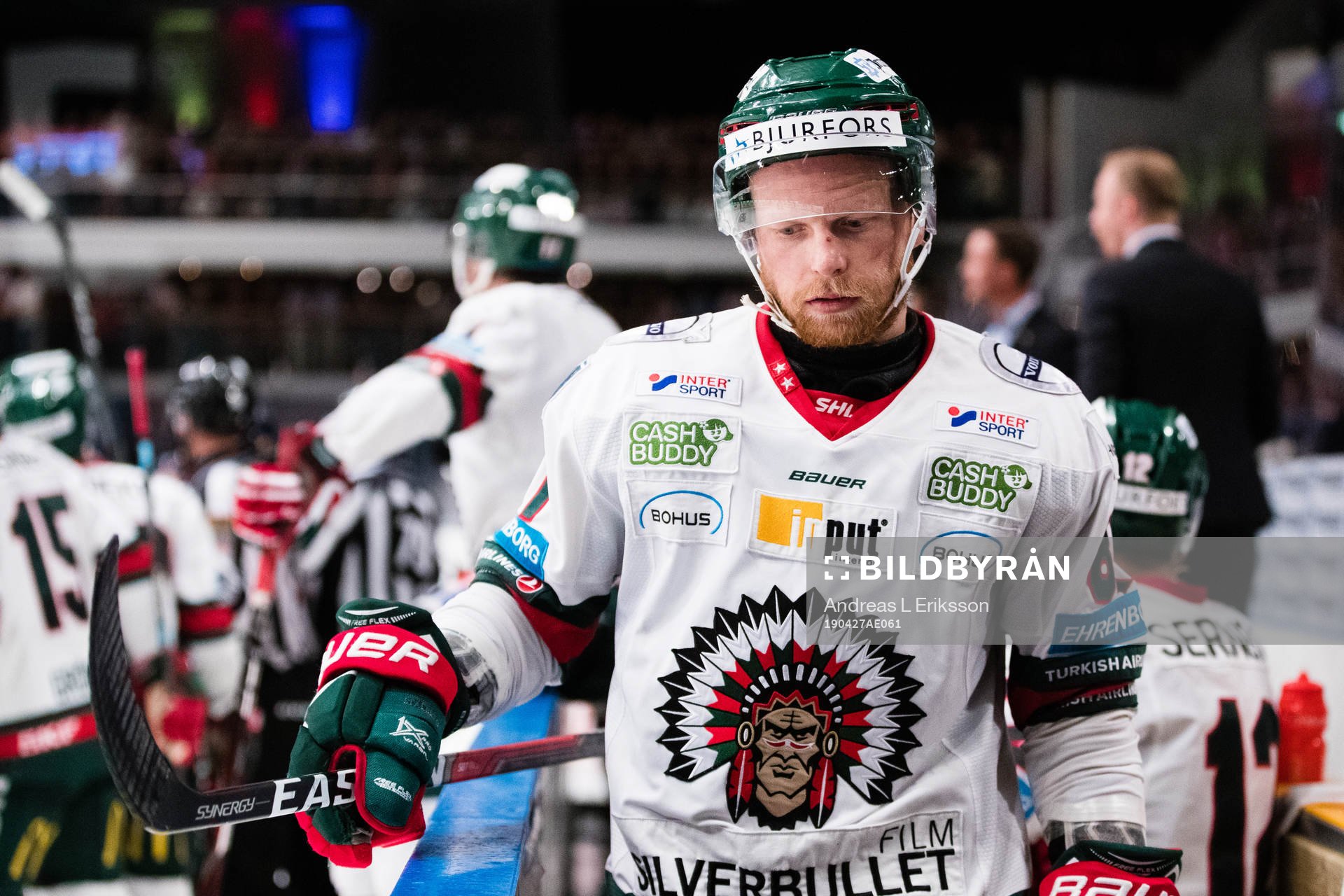 Frölundas <Ryan Lasch deppar