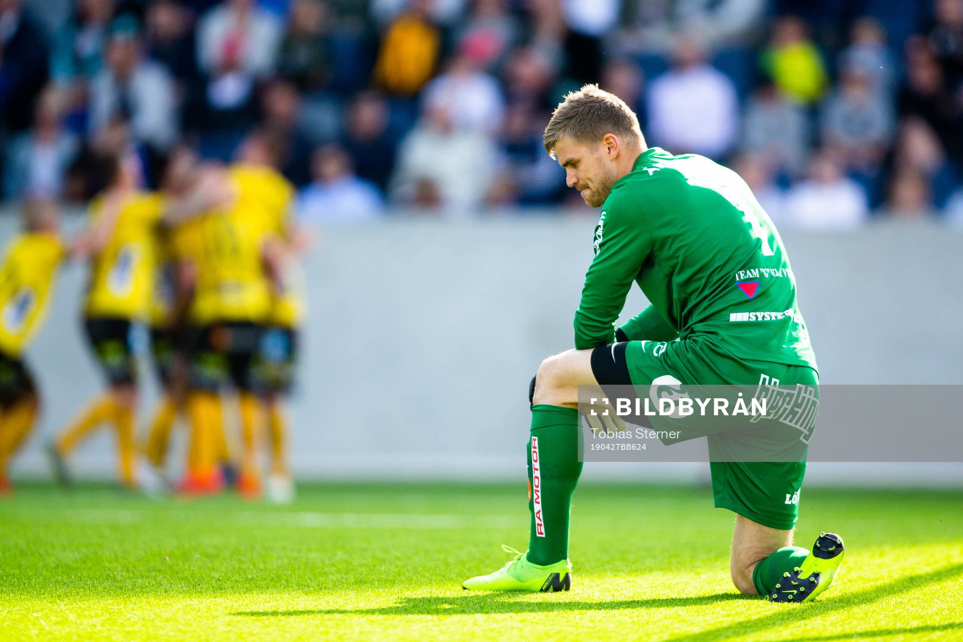Sirius målvakt Lukas Jonsson deppar