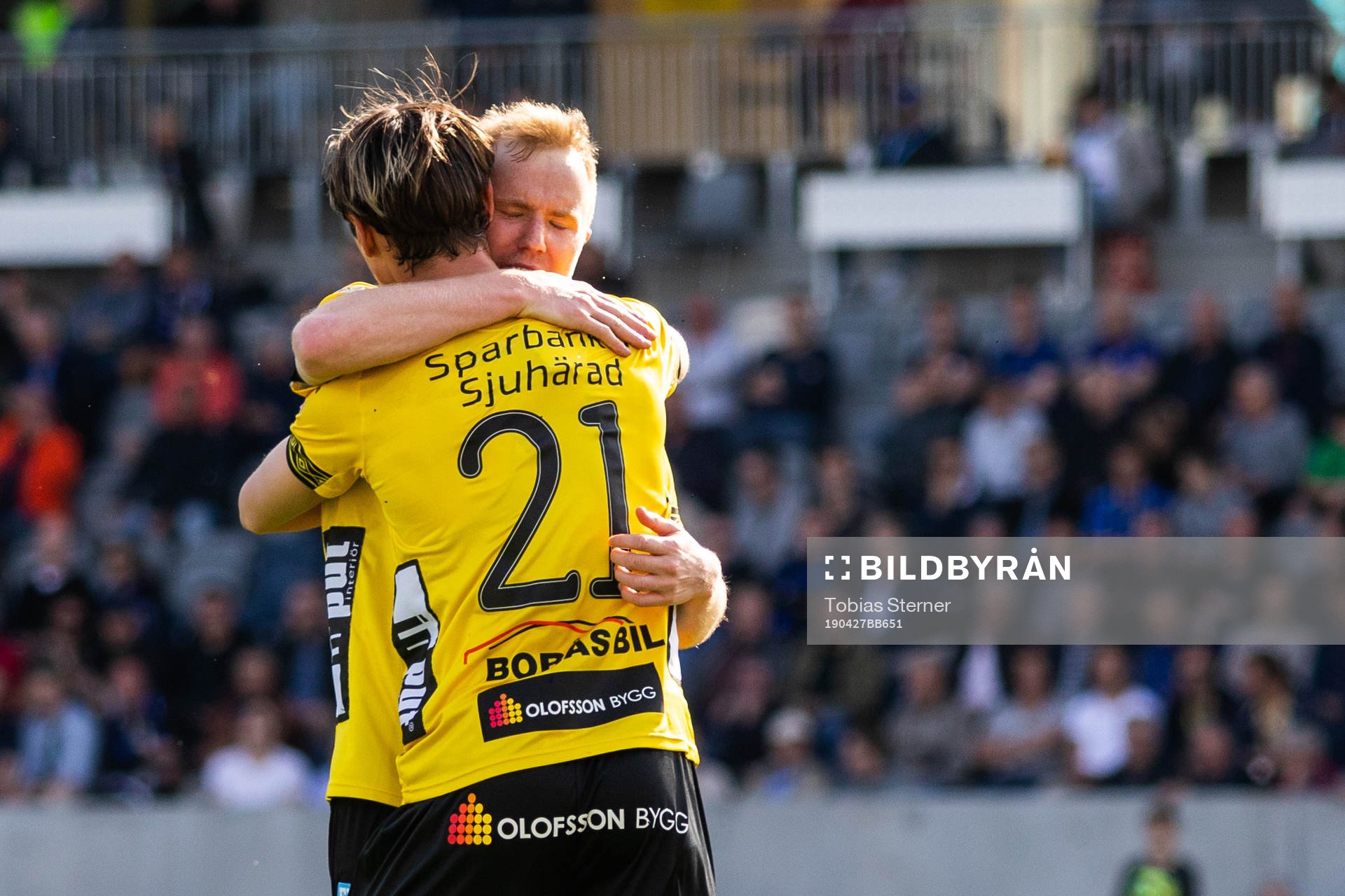 Elfsborgs Simon Lundevall jublar