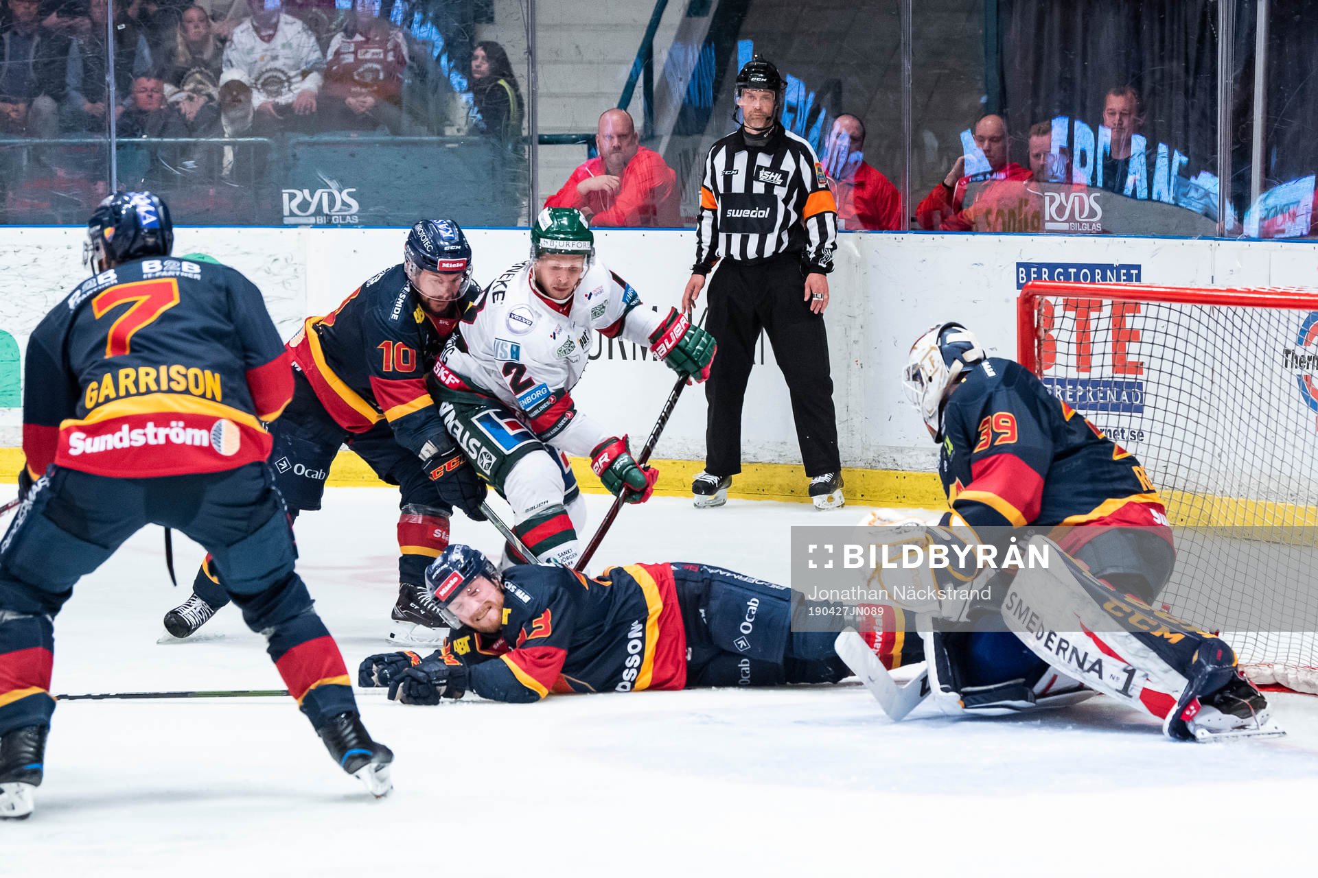 Frölundas Max Friberg och Djurgårdens Niclas Bergfors