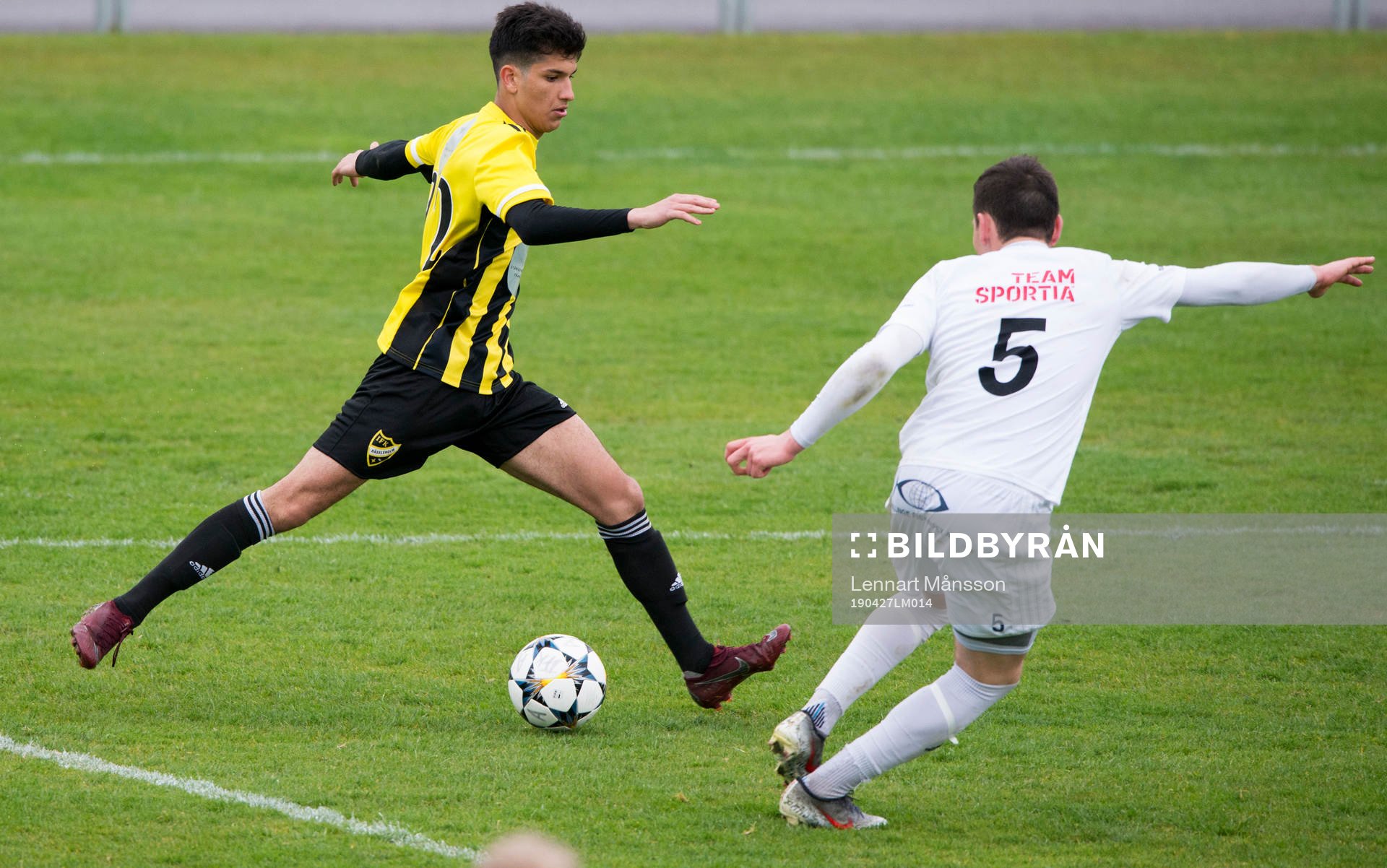 IFK Hässleholm Mustafa Owaid i matchen i division 2 mellan