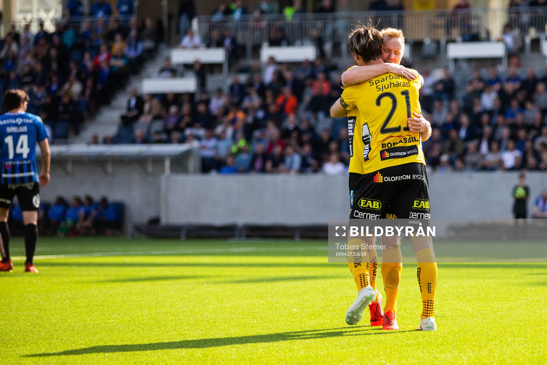 Elfsborgs Simon Lundevall jublar