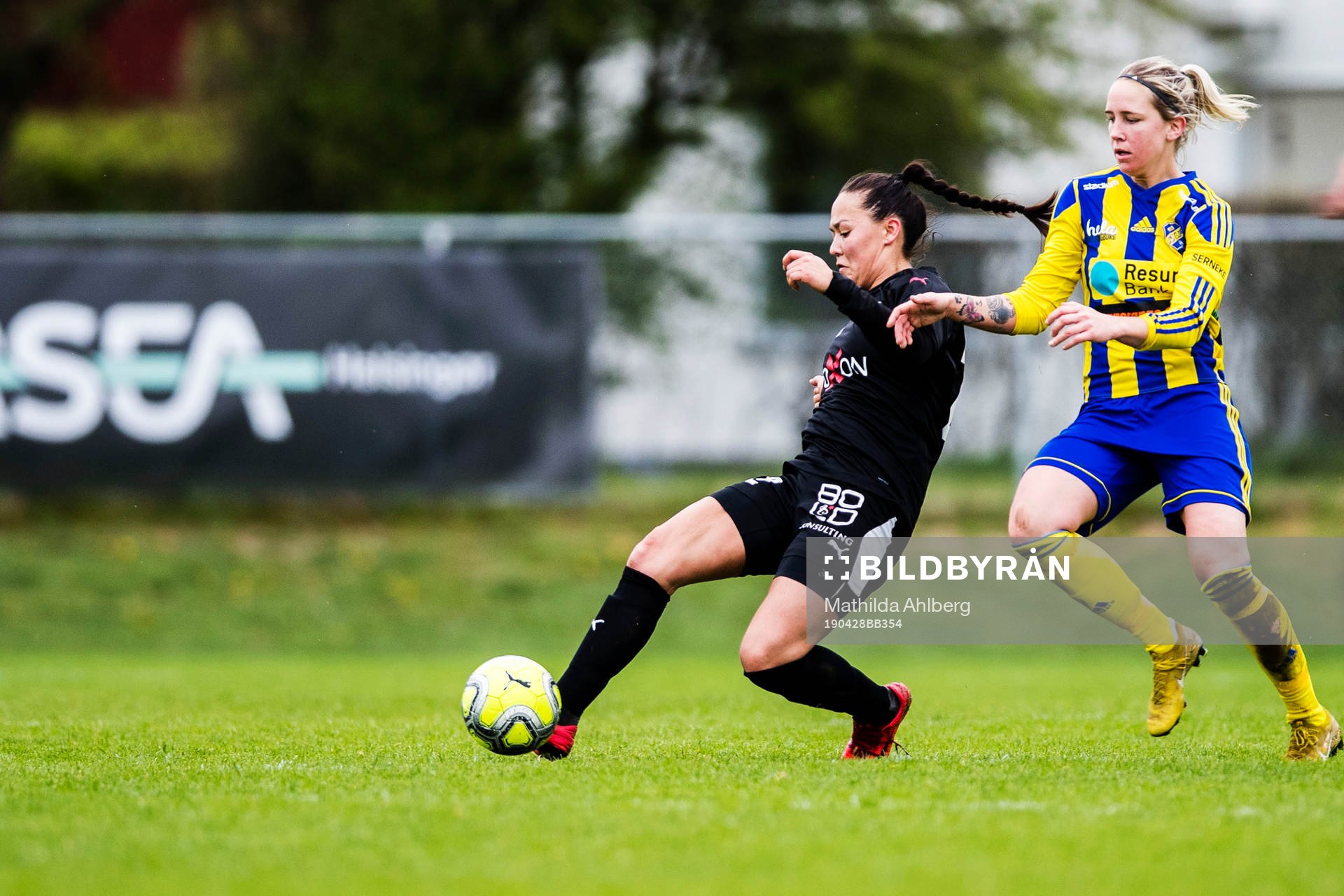 Hittarps Isabel Maria Aguilar och Eskilsminnes Jasmine