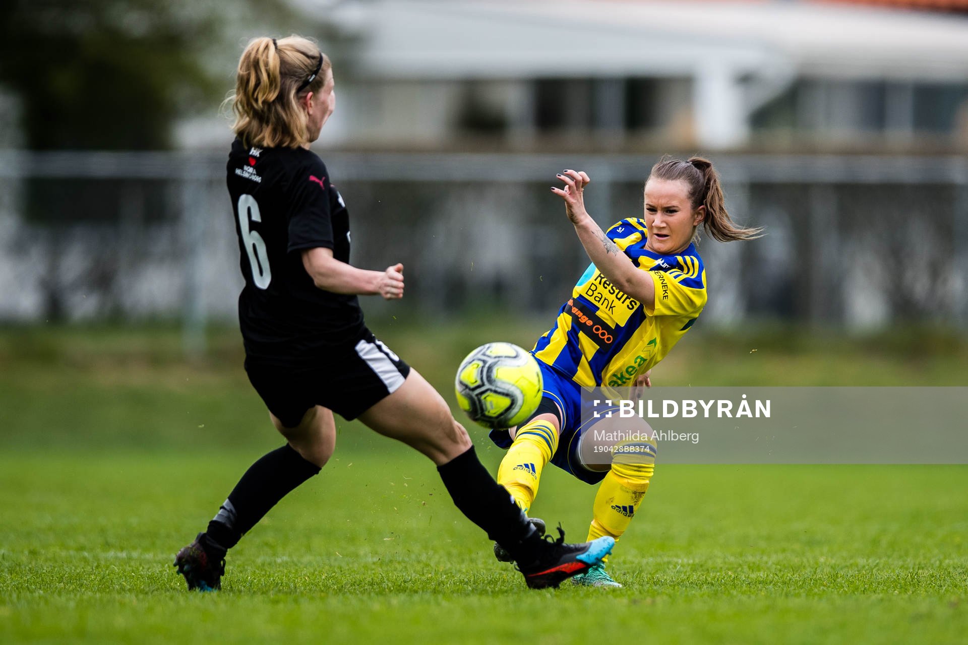 Hittarps Hanna Jönsson och Eskilsminnes Sanna Nilsson