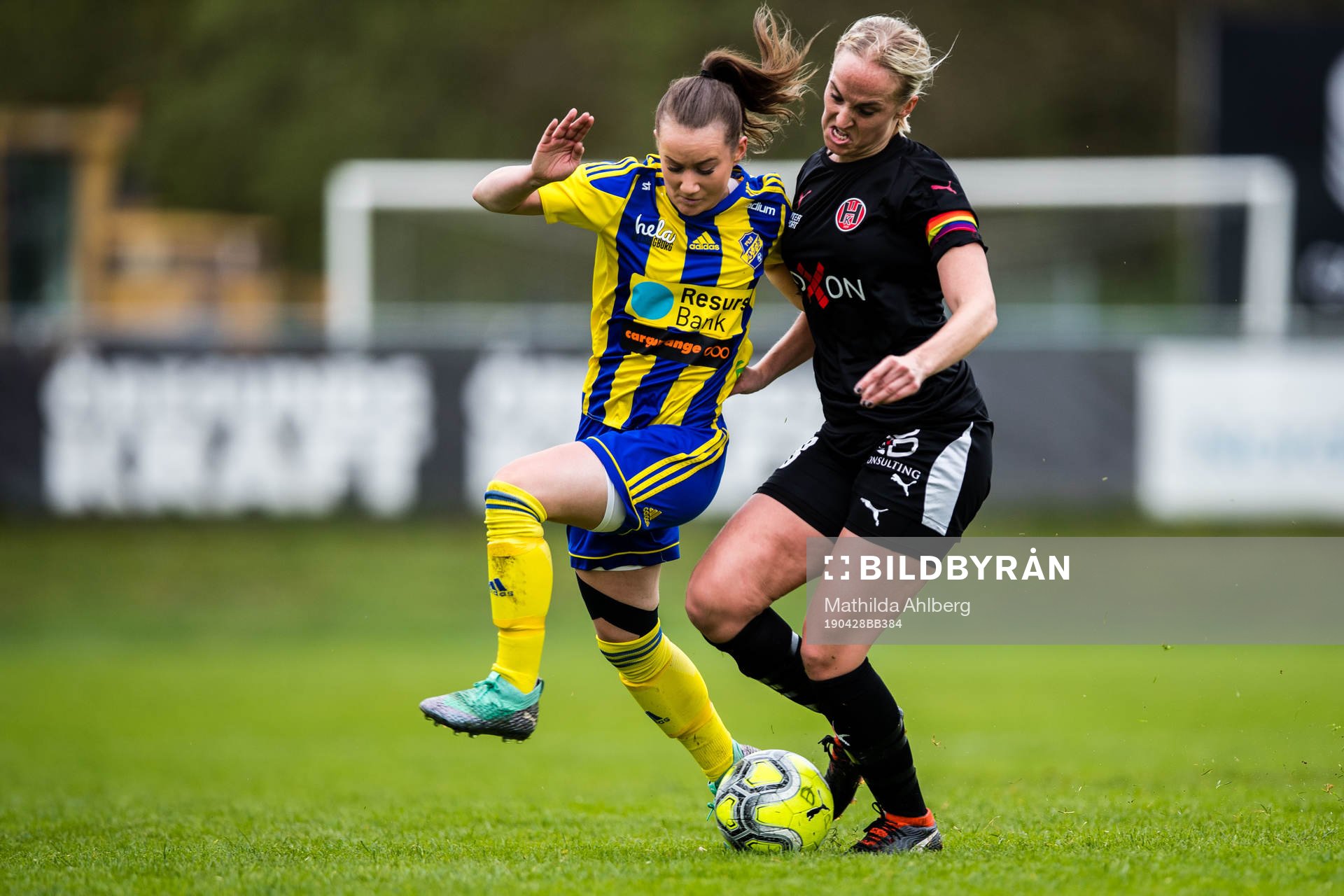 Eskilsminnes Sanna Nilsson och Hittarps Anna Löfving