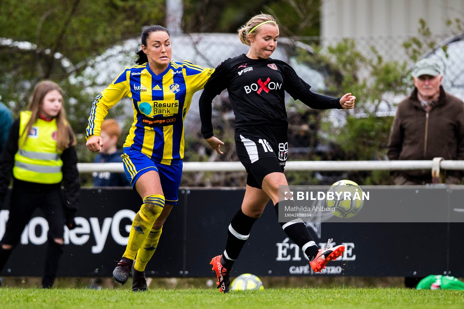Eskilsminnes Rebecca Johansson och Hittarps Lisa Håkansson