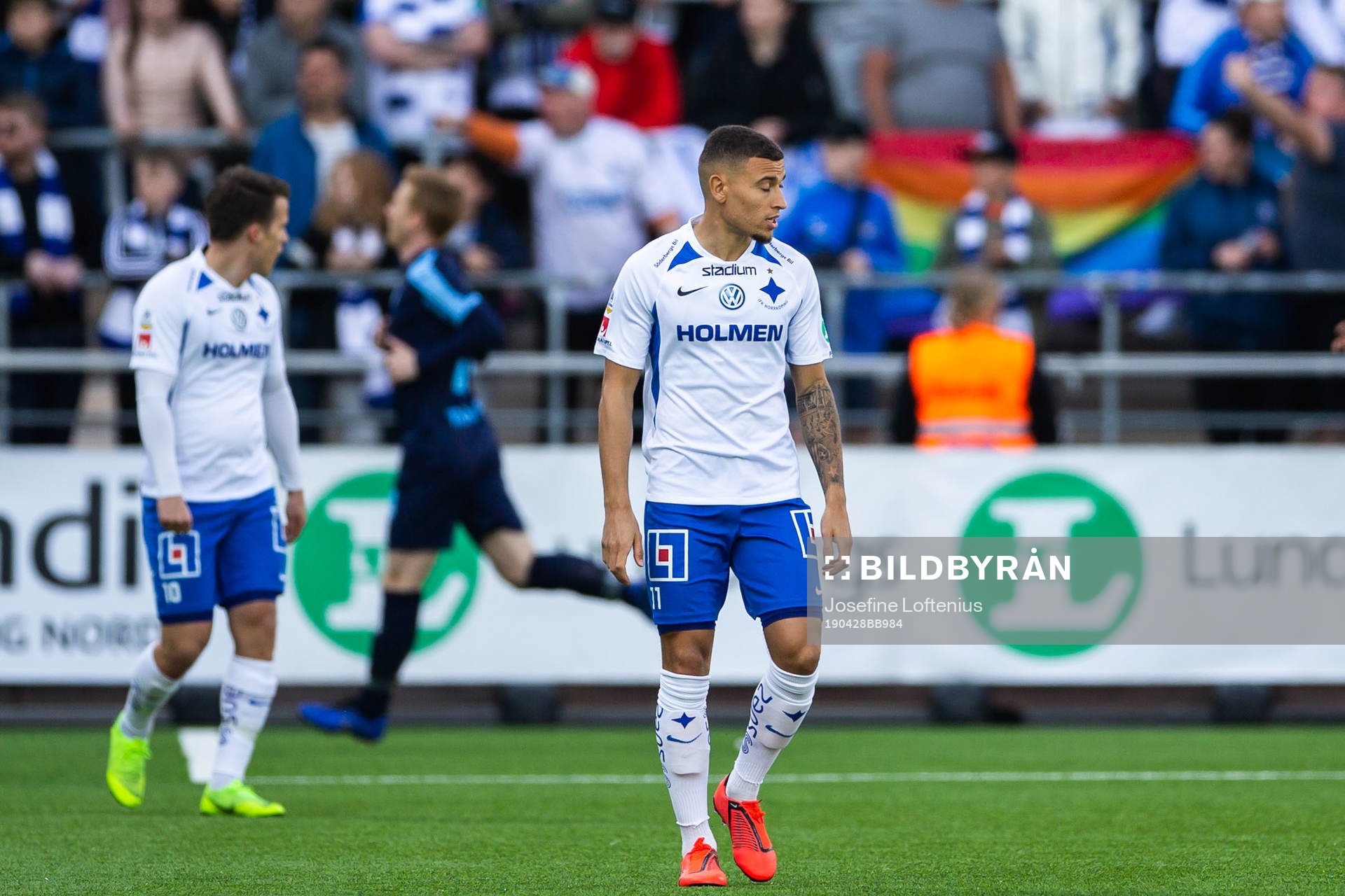 IFK Norrköpings Jordan Larsson deppar