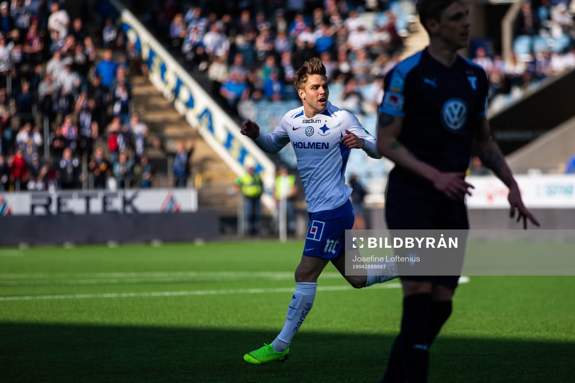IFK Norrköpings Christoffer Nyman jublar