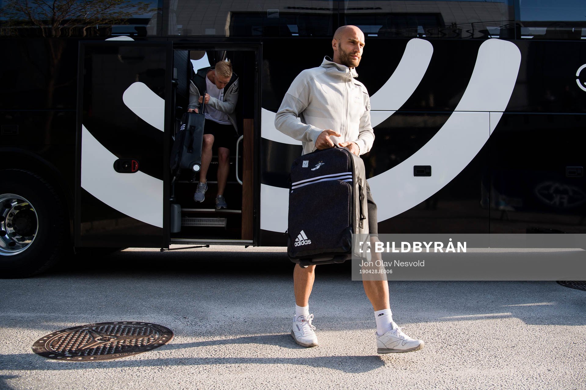 Tore Reginiussen of Rosenborg arrives