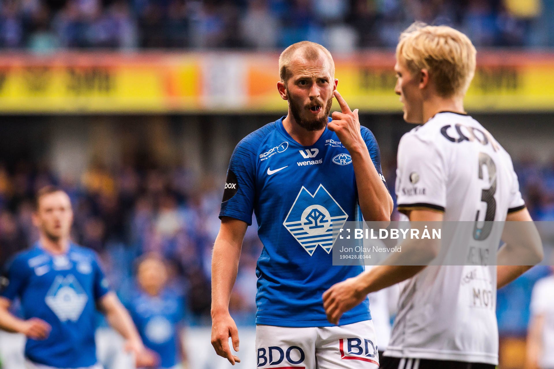 Birger Meling of Rosenborg and Eirik Hestad of Molde