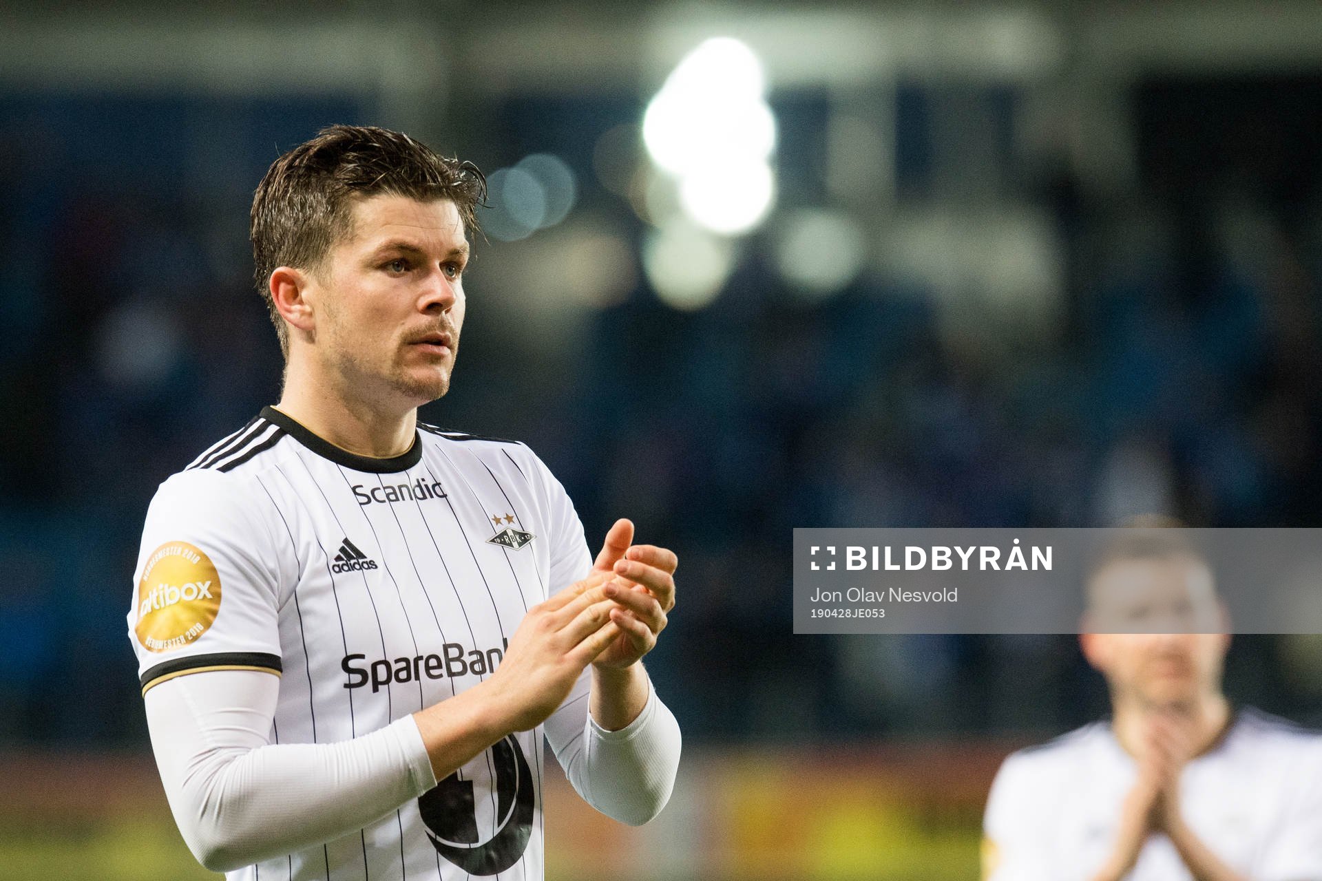 Pål André Helland of Rosenborg looks dejected