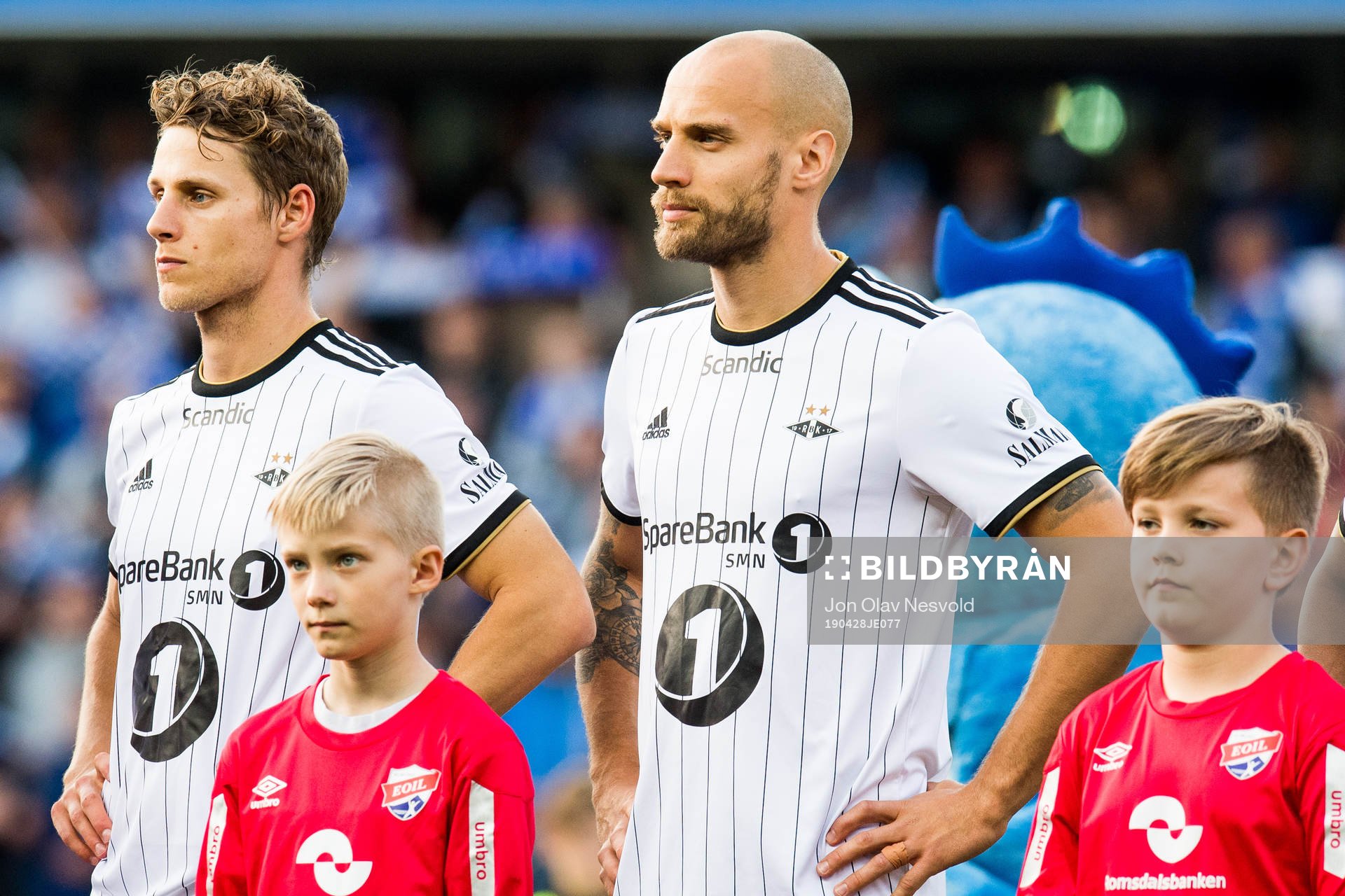 Vegar Eggen Hedenstad and Tore Reginiussen of Rosenborg