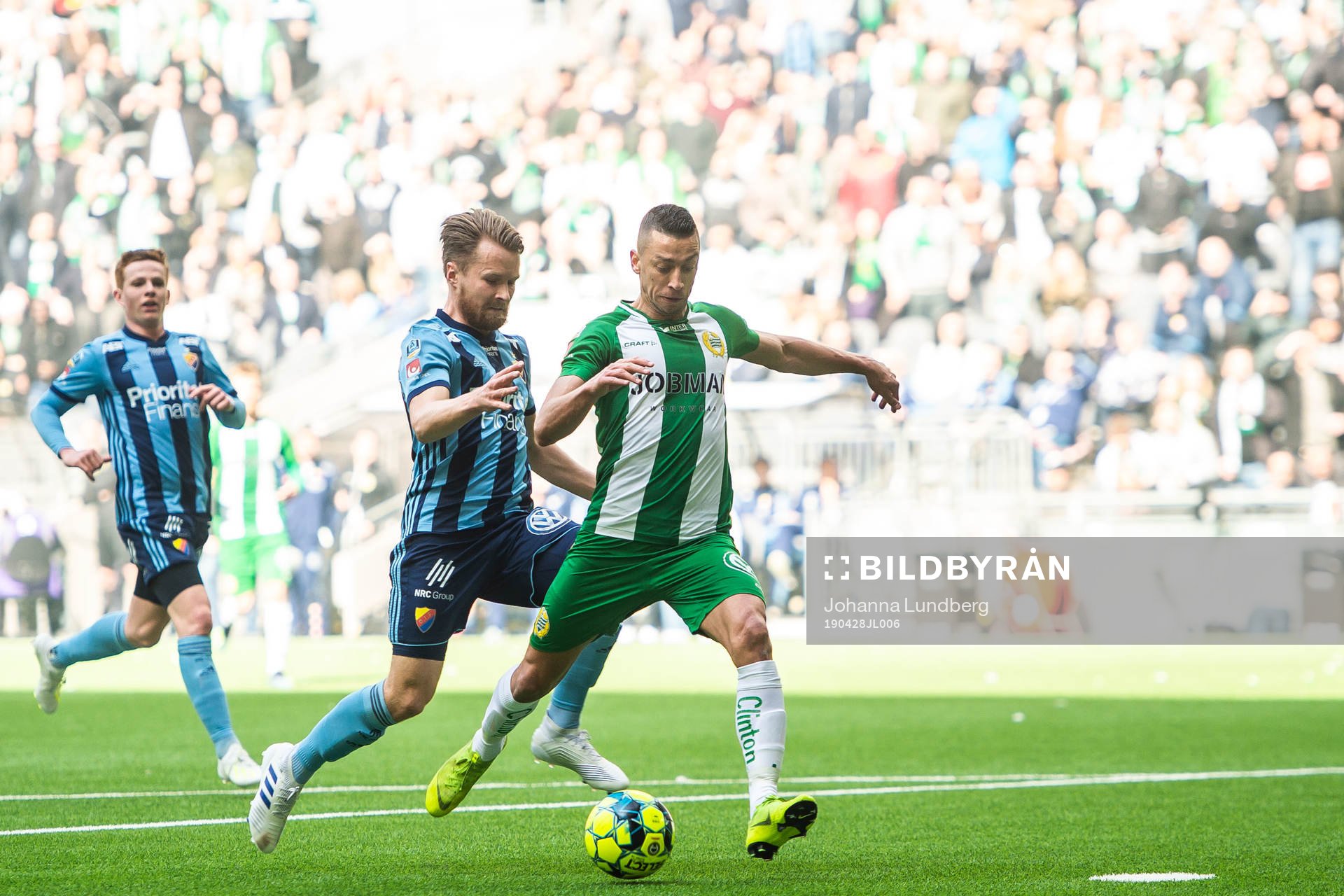 Hammarbys Nikola Djurdjic gör 1-0