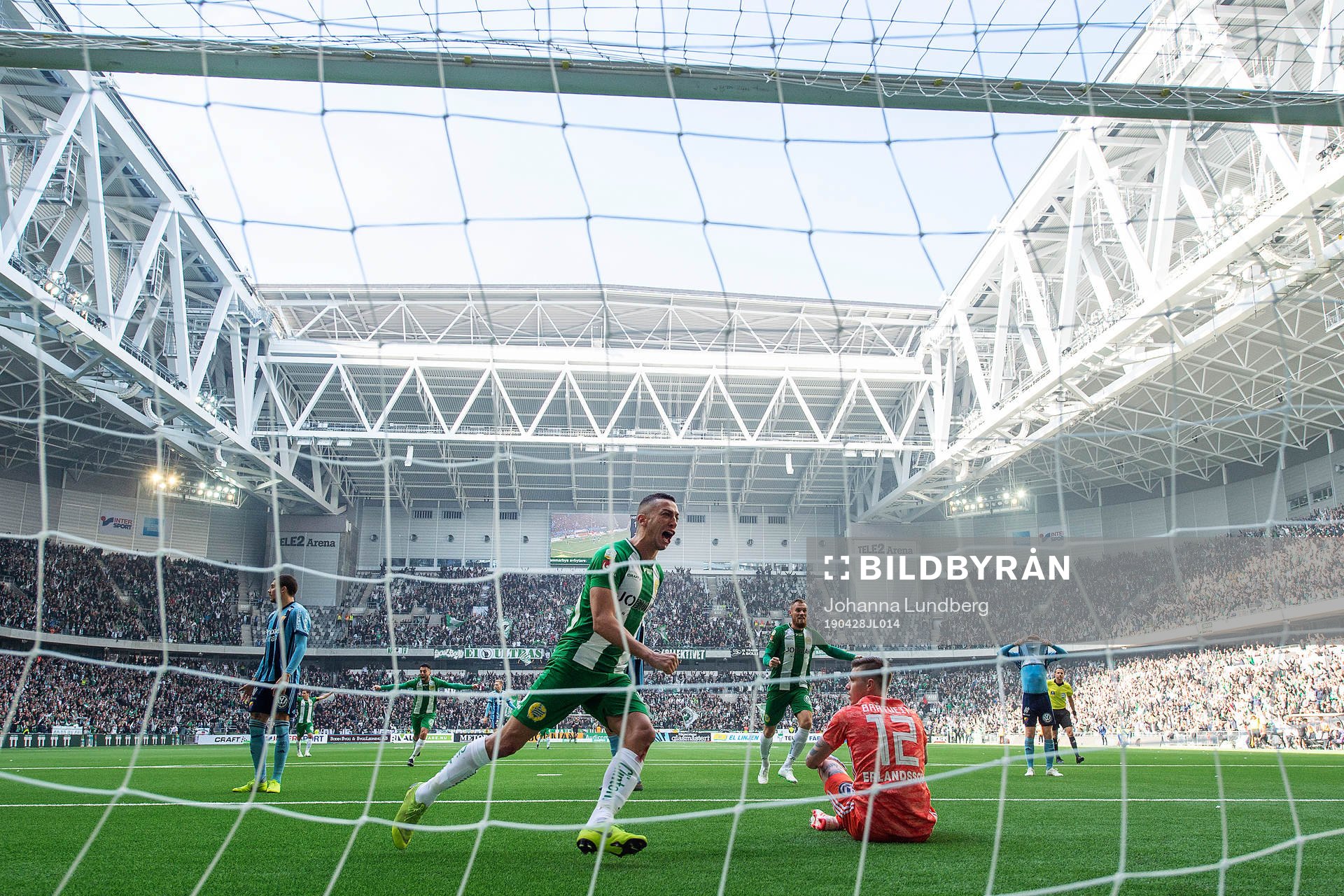 Hammarbys Nikola Djurdjic jublar