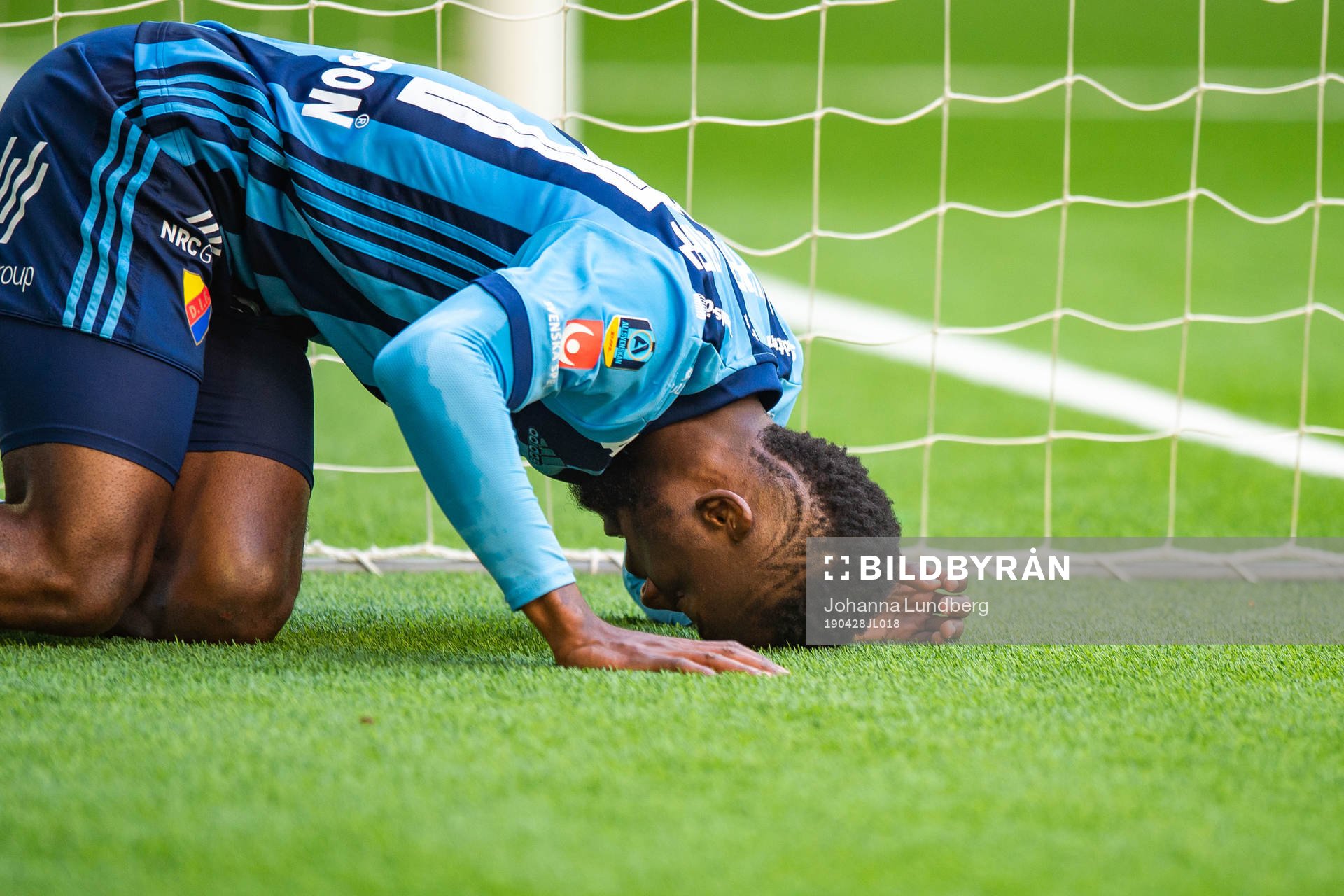 Djurgårdens Mohamed Buya Turay deppar