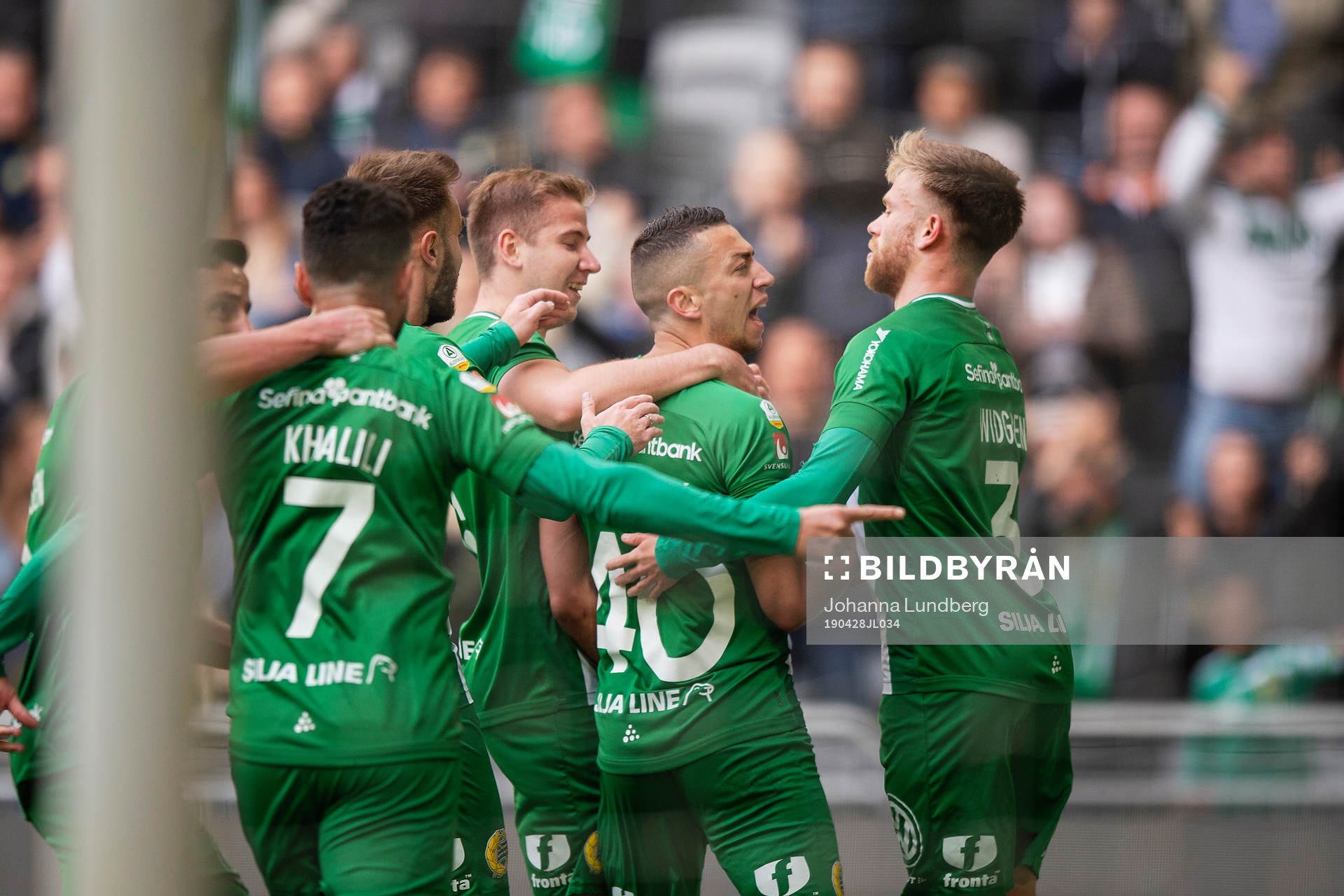 Hammarbys Nikola Djurdjic jublar