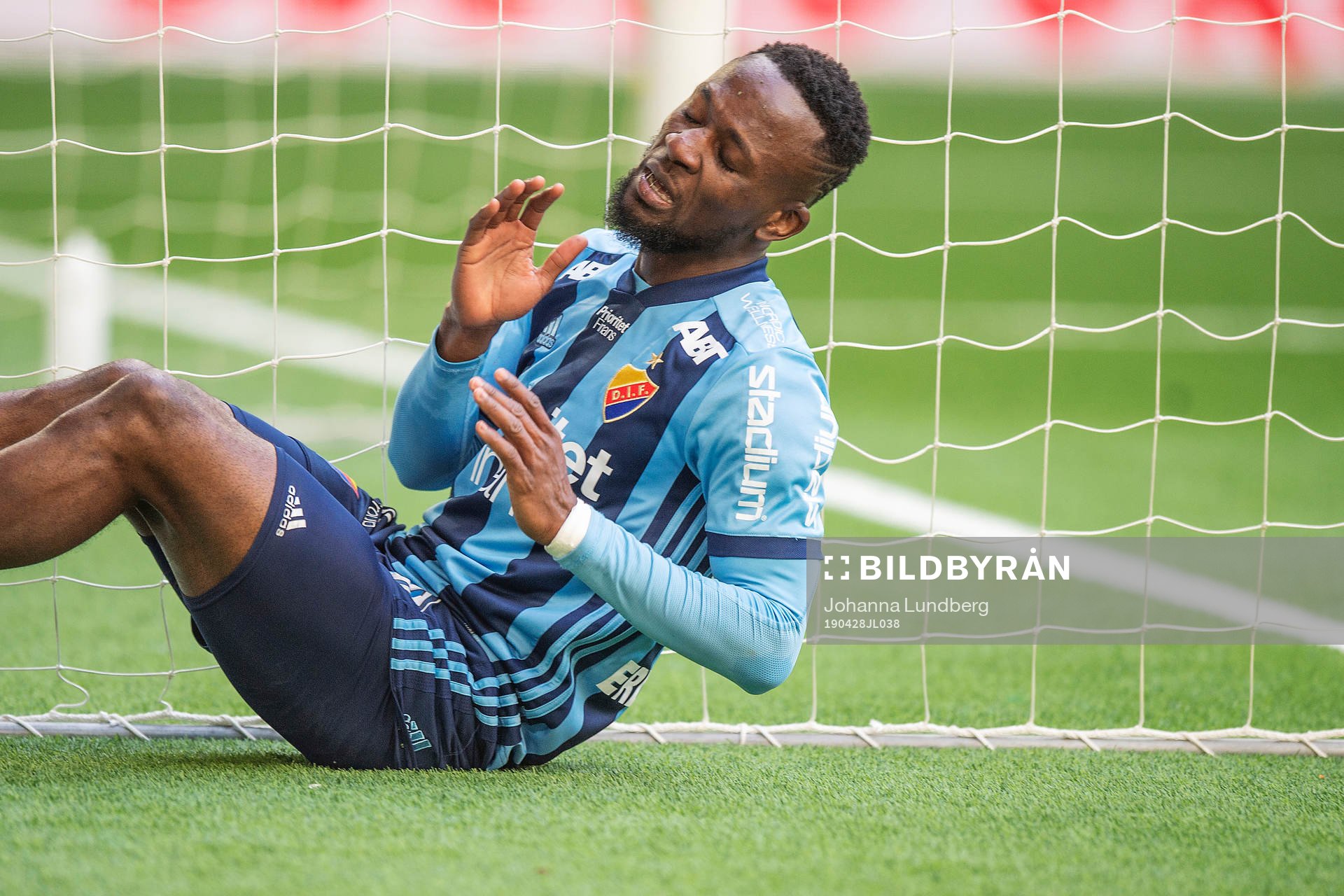 Djurgårdens Mohamed Buya Turay deppar