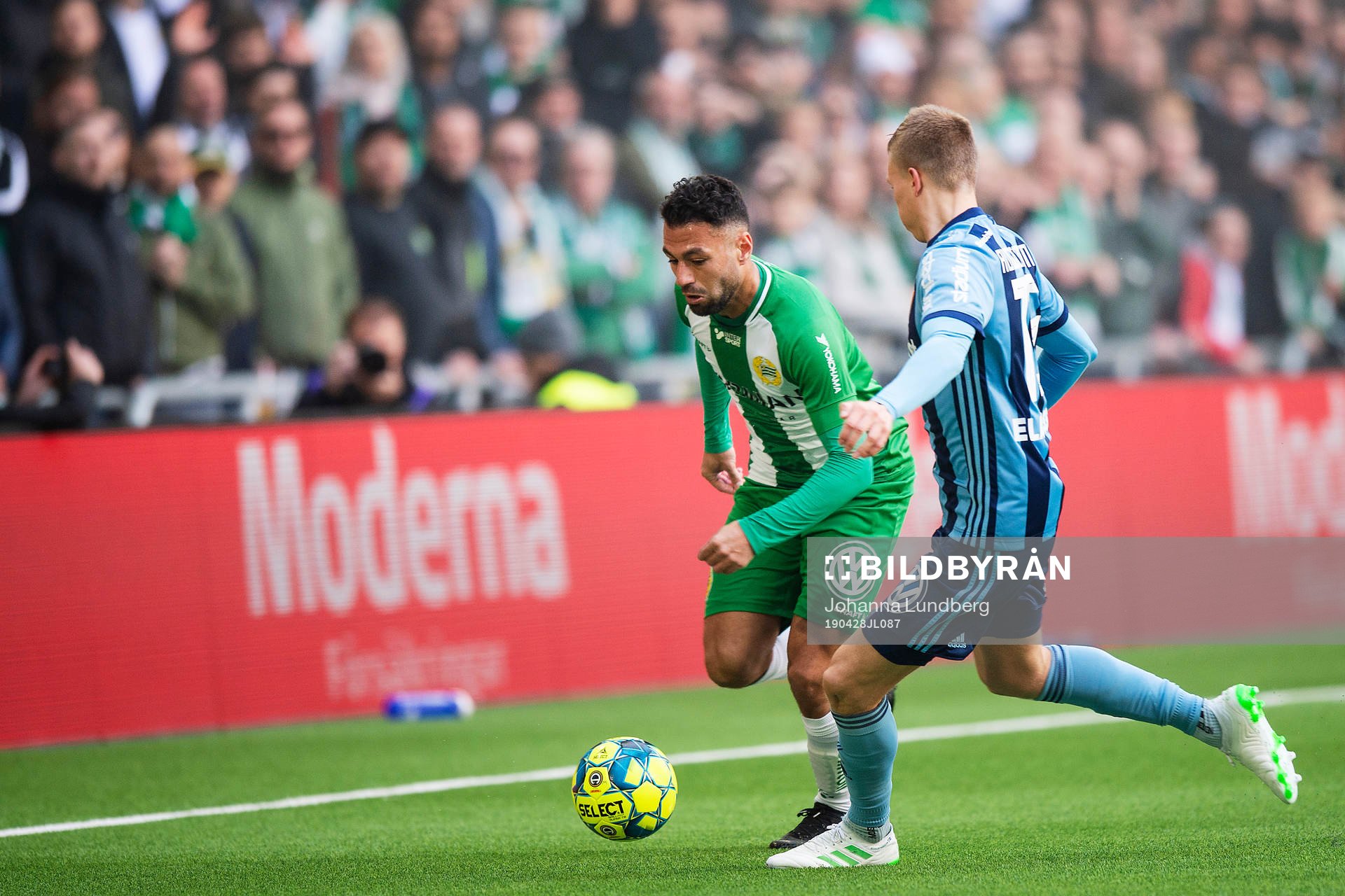 Hammarbys Imad Khalili och Djurgårdens Jonathan